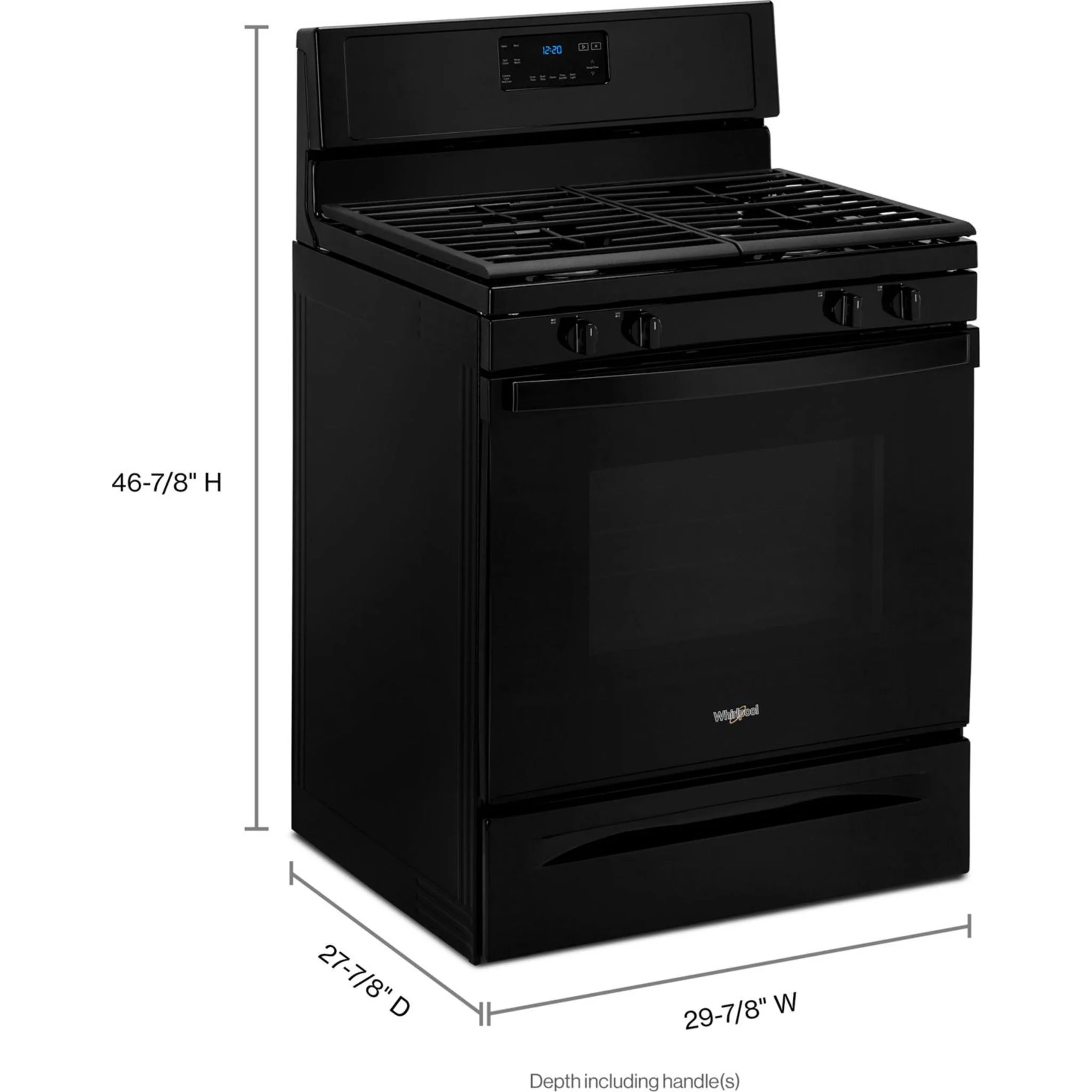 Whirlpool 5.0 cu. ft. gas range with SpeedHeat burner (WFG515S0JB) - Image 27