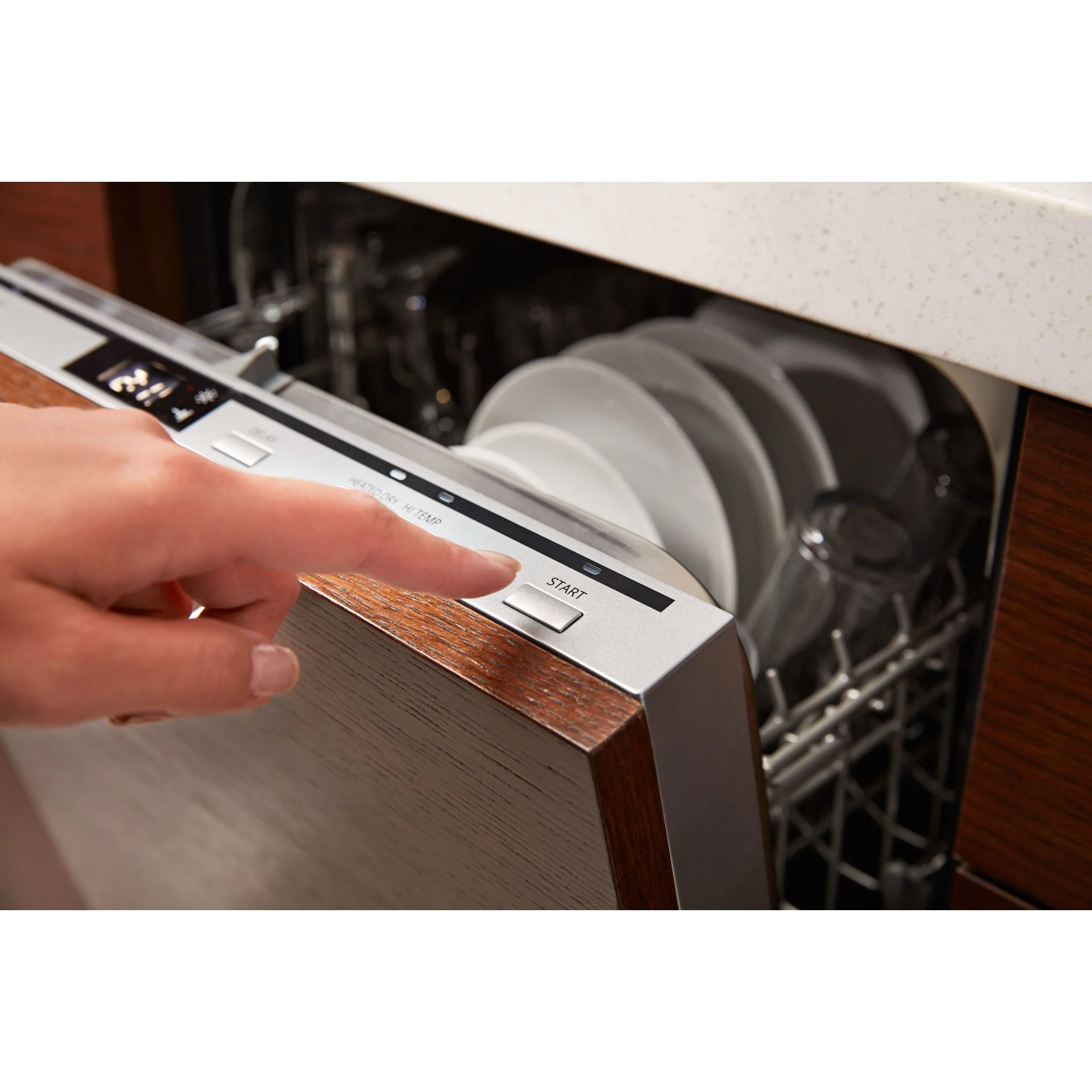 Whirlpool Panel-Ready Compact Dishwasher with Stainless Steel Tub (UDT518SAHP) - Image 4