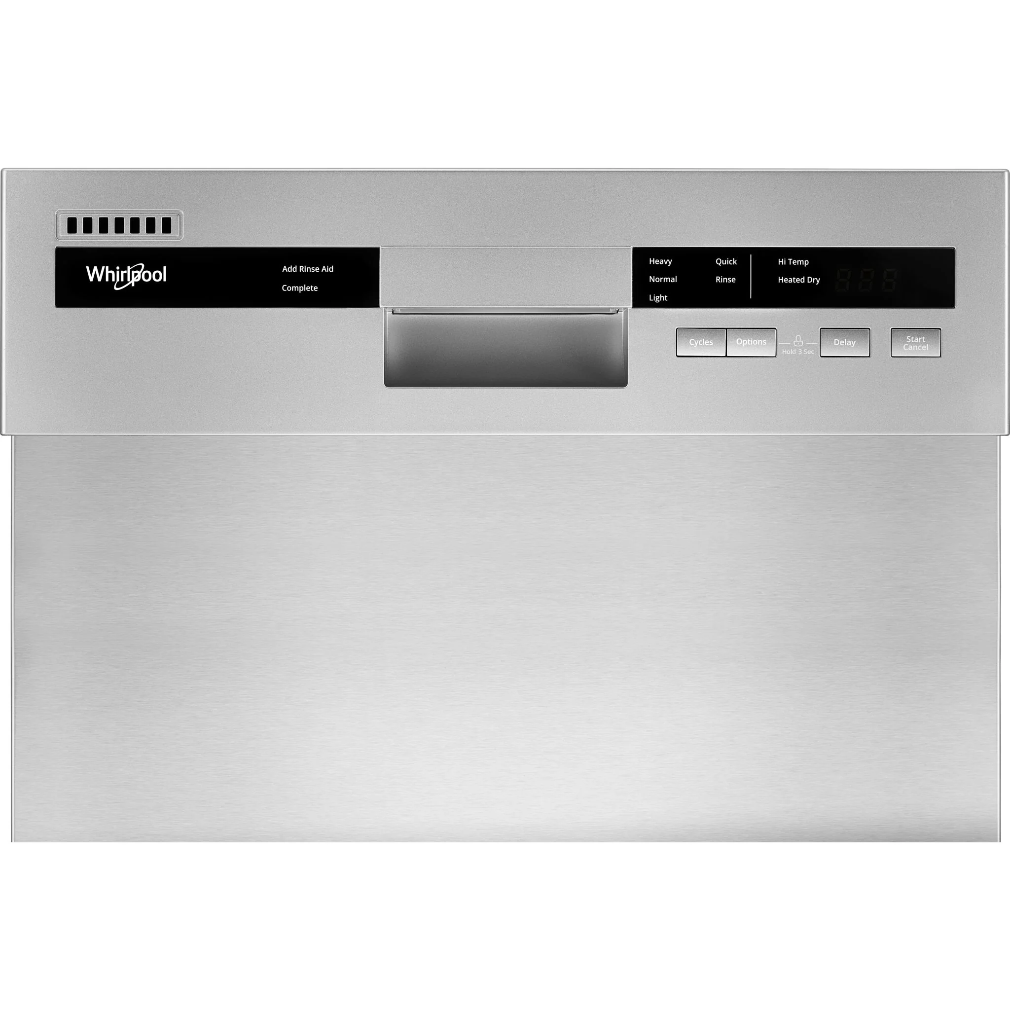 Whirlpool Small-Space Compact Dishwasher with Stainless Steel Tub (WDF518SAHM) - Image 3