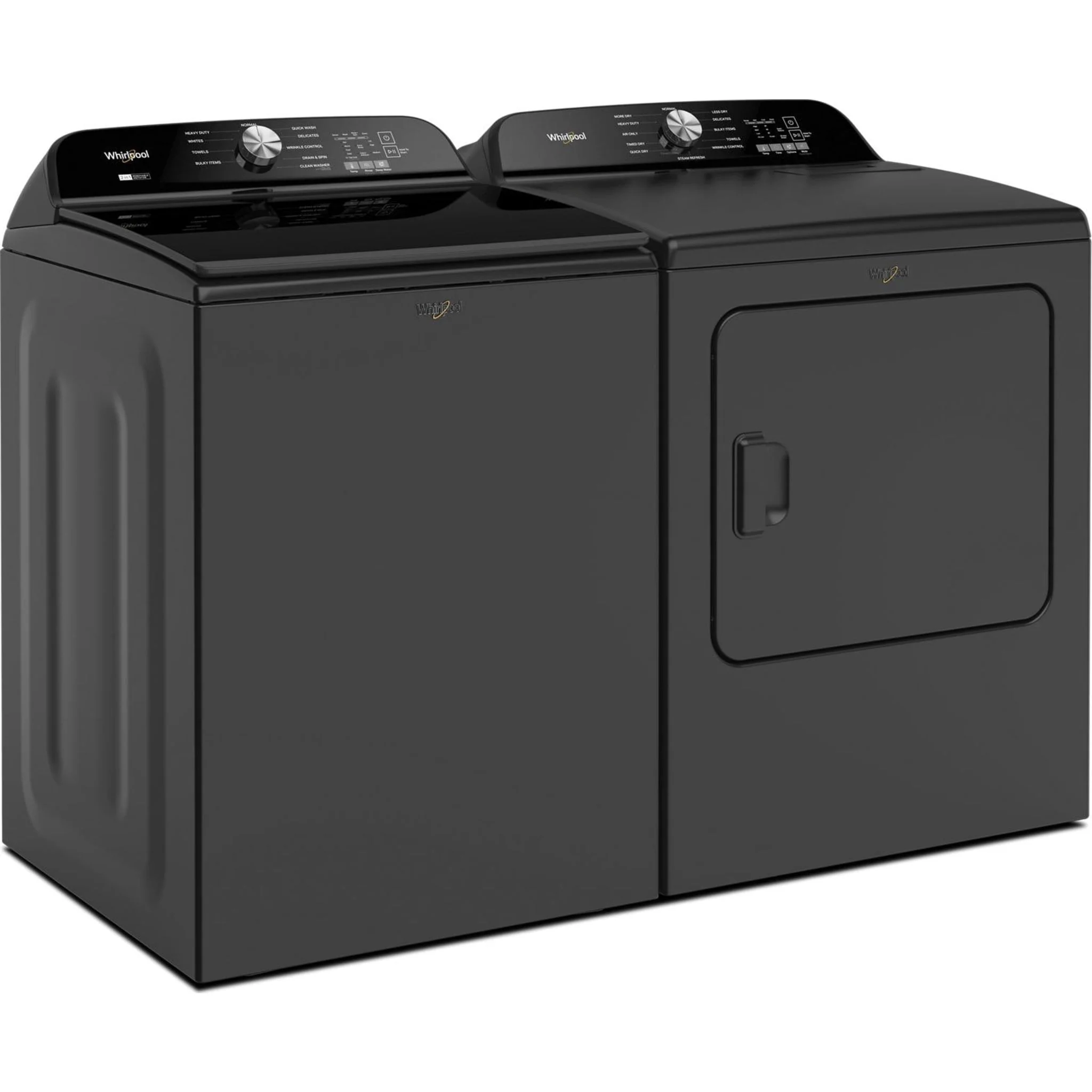 Whirlpool 7.0 Cu. Ft. Top Load Gas Dryer with Moisture Sensor -Volcano Black (WGD6150PB) - Image 14