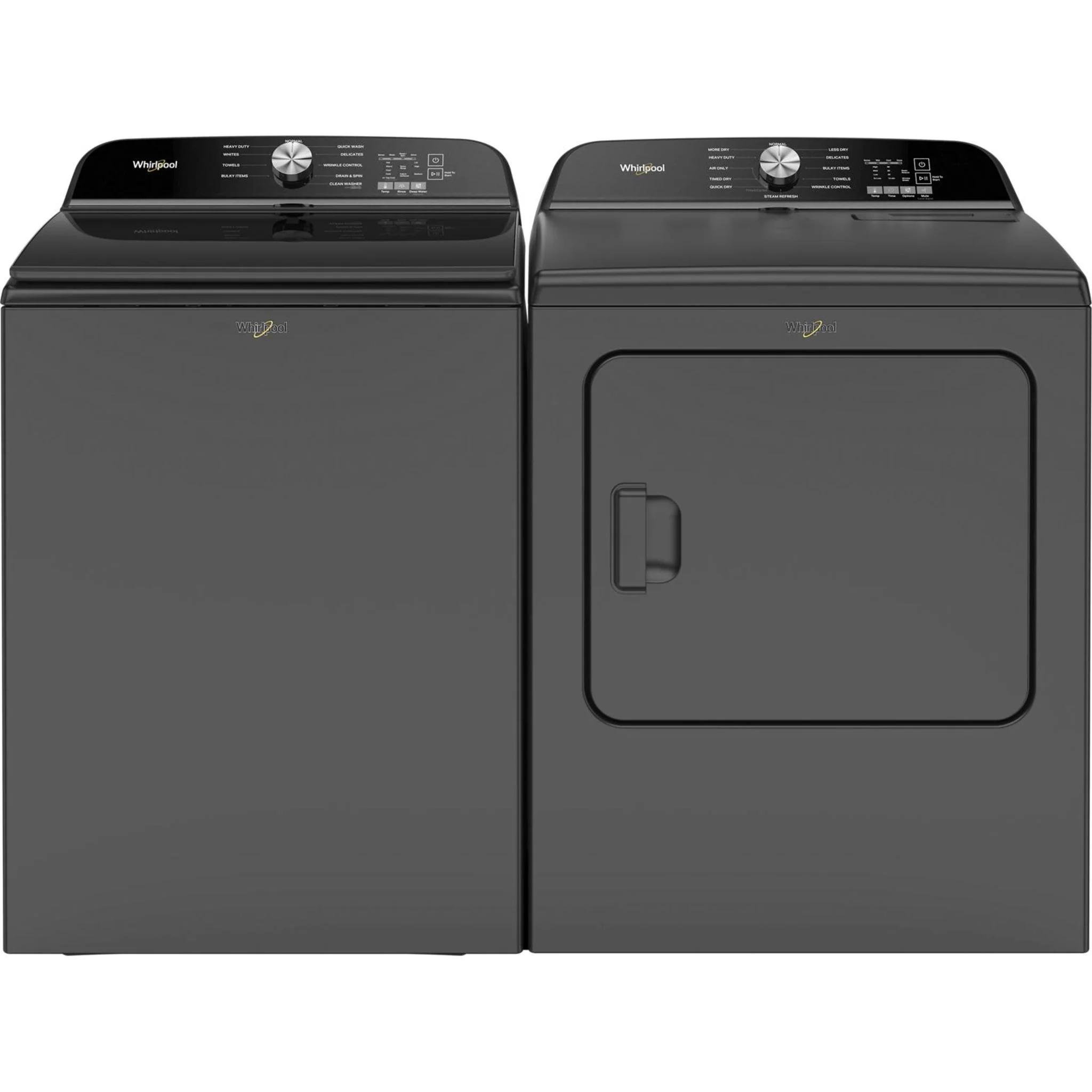 Whirlpool 7.0 Cu. Ft. Top Load Gas Dryer with Moisture Sensor -Volcano Black (WGD6150PB) - Image 16