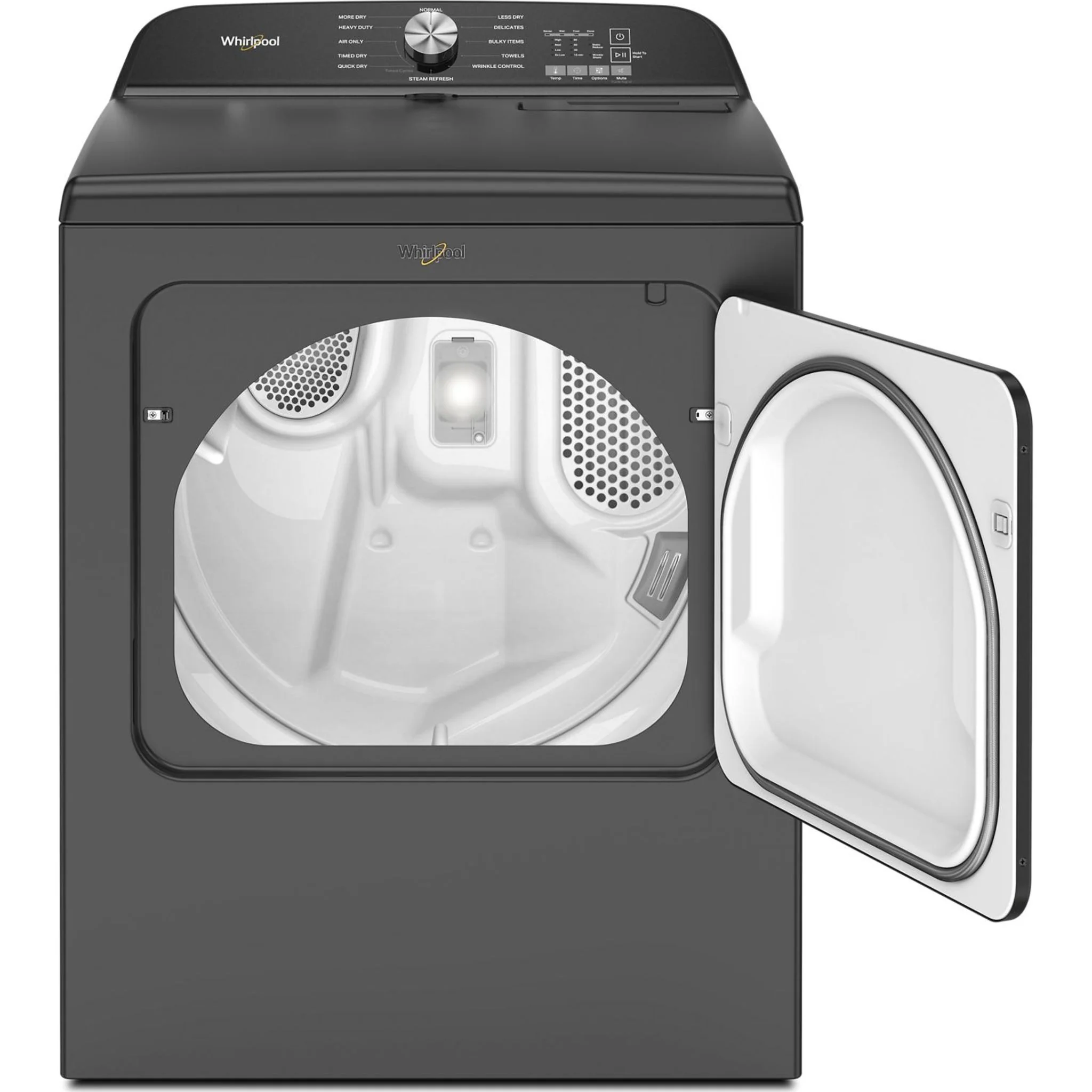 Whirlpool 7.0 Cu. Ft. Top Load Gas Dryer with Moisture Sensor -Volcano Black (WGD6150PB) - Image 18