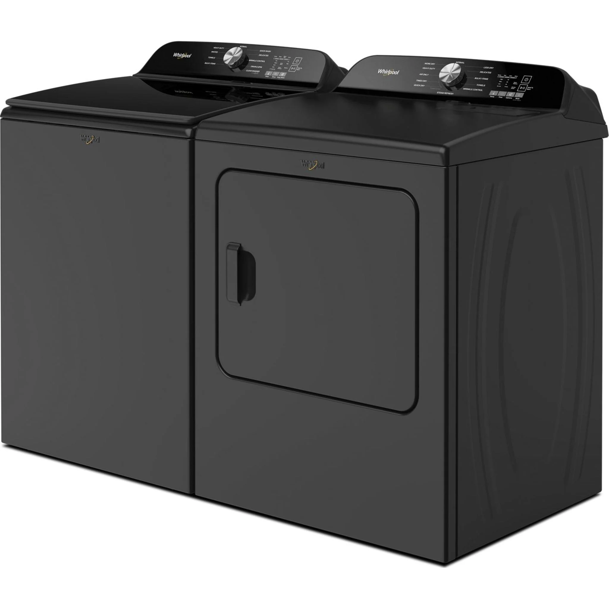 Whirlpool 7.0 Cu. Ft. Top Load Gas Dryer with Moisture Sensor -Volcano Black (WGD6150PB) - Image 22