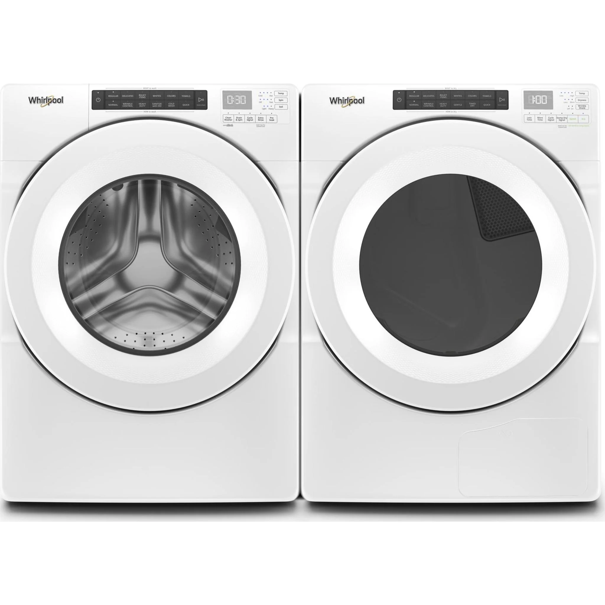 Whirlpool 7.4 cu.ft Front Load Heat Pump Dryer with Intiutitive Touch Controls, Advanced Moisture Sensing -White (YWHD560CHW) - Image 11