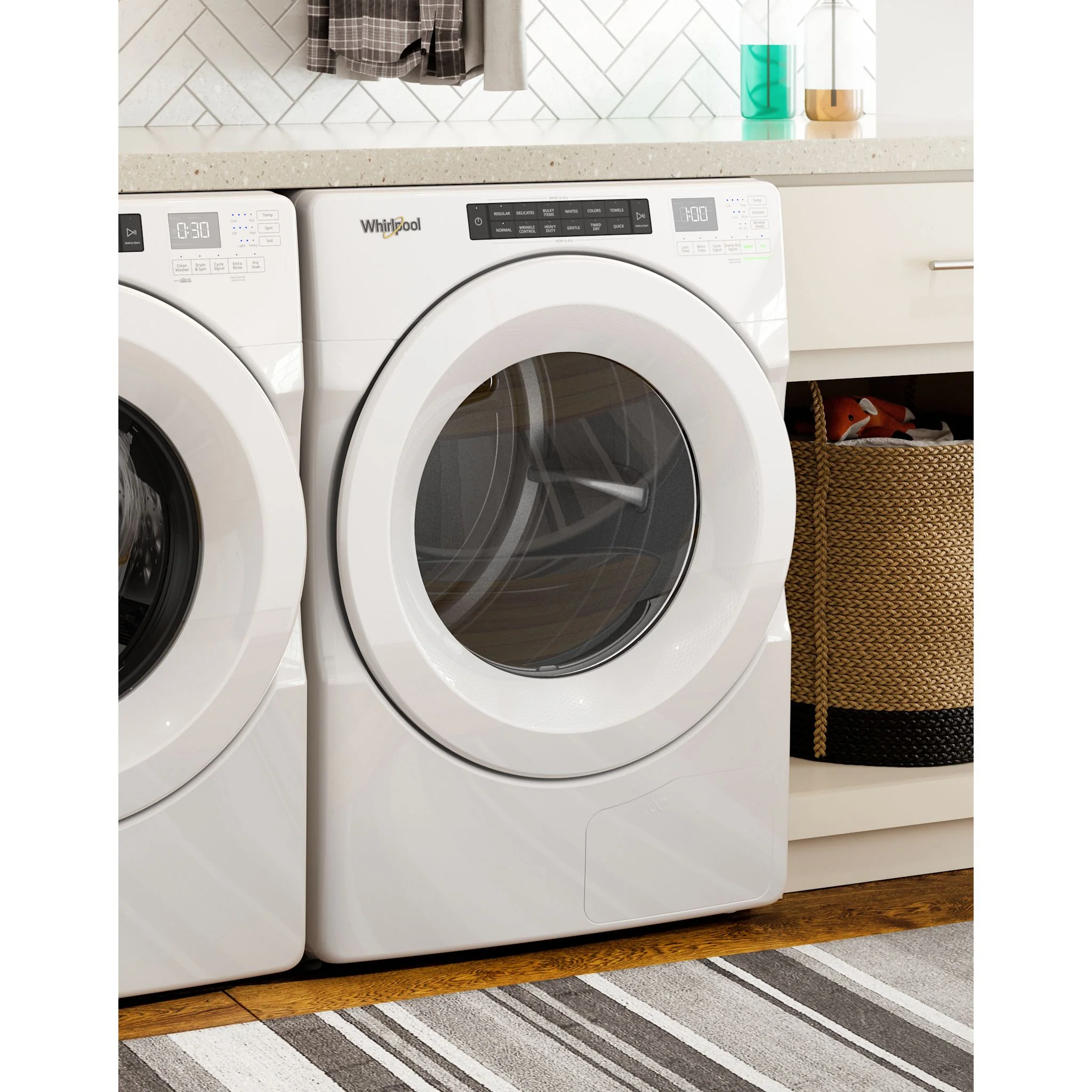 Whirlpool 7.4 cu.ft Front Load Heat Pump Dryer with Intiutitive Touch Controls, Advanced Moisture Sensing -White (YWHD560CHW) - Image 6