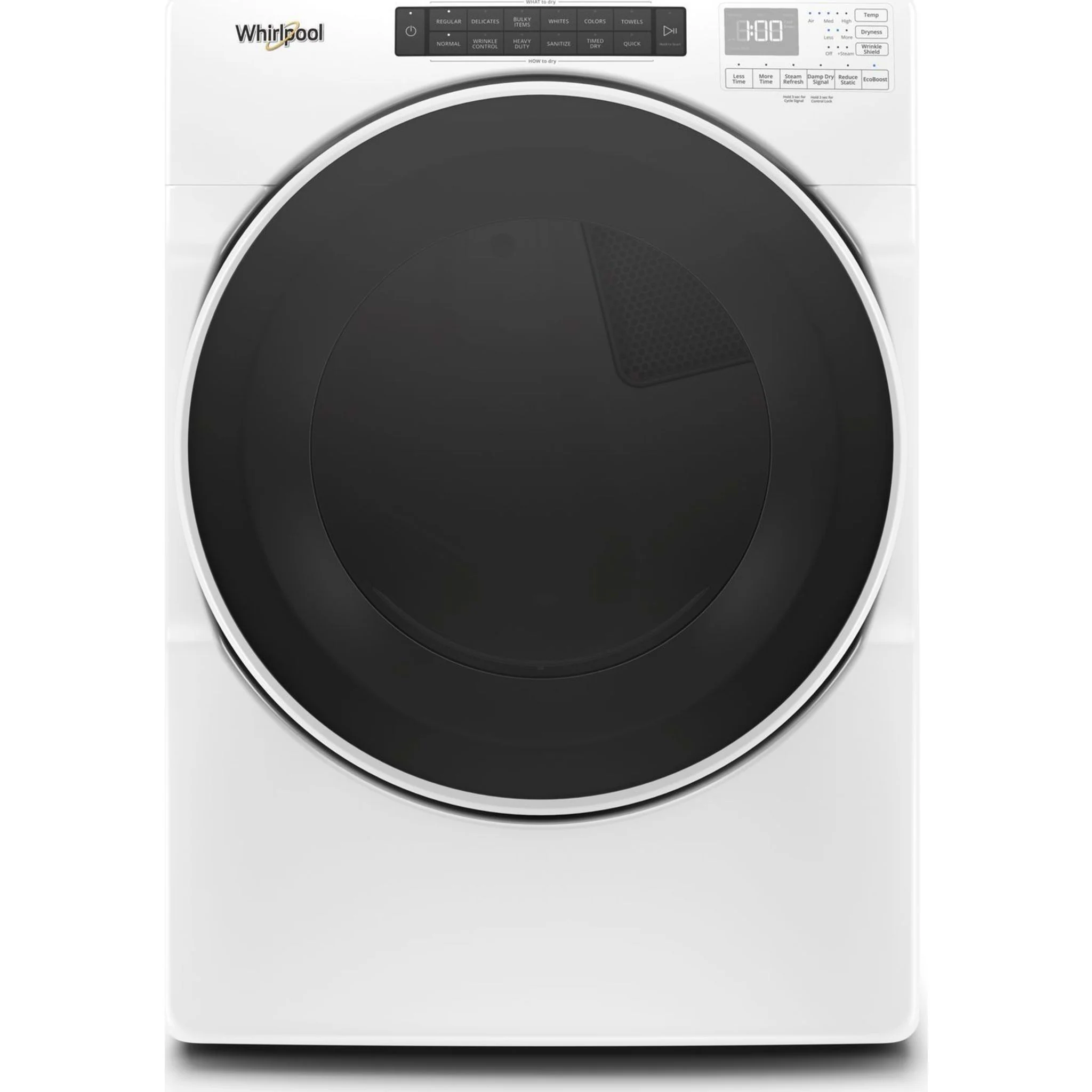Whirlpool 7.4 cu. ft. Front Load Electric Dryer with Steam Cycles (YWED6620HW) - Image 2