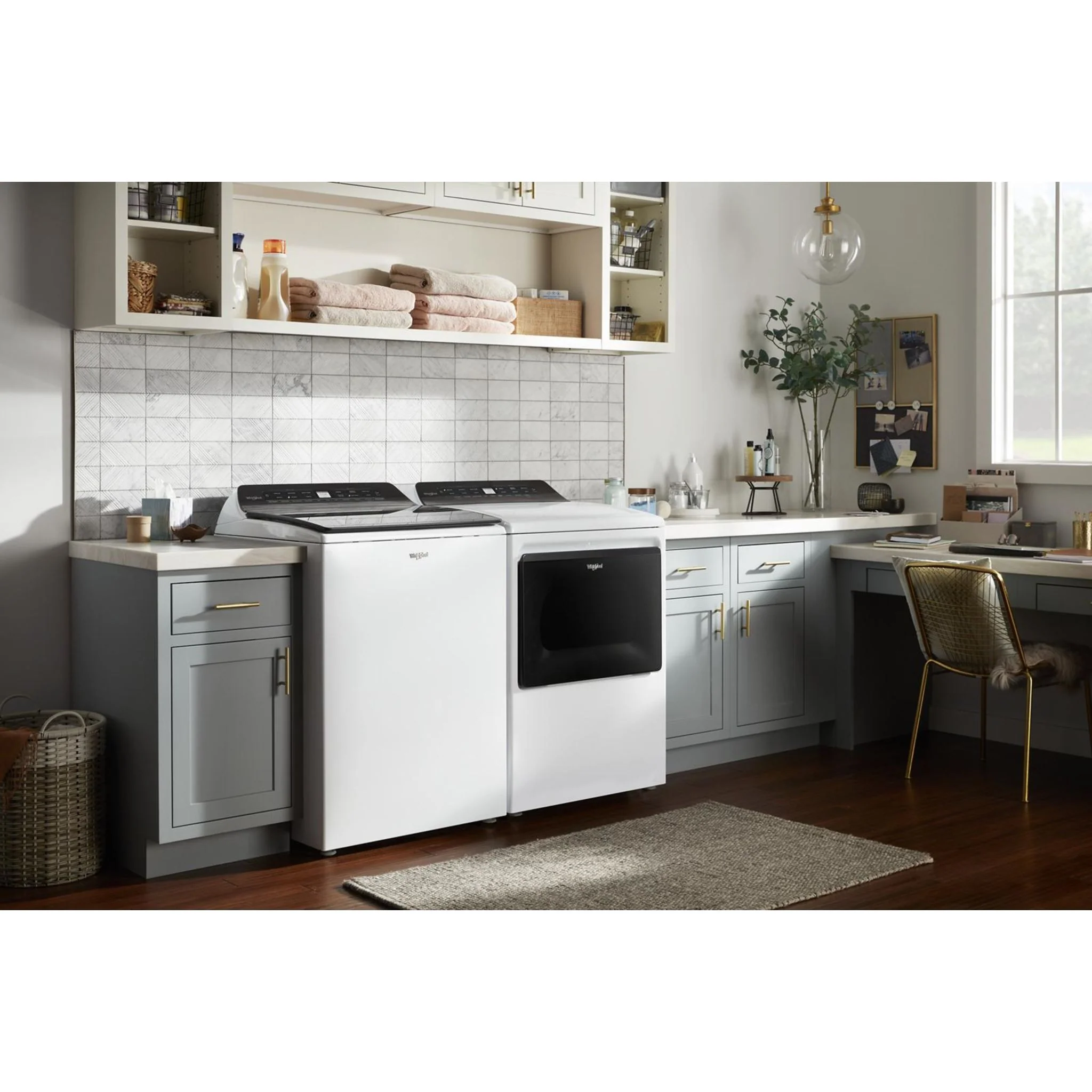 Whirlpool 7.4 cu. ft. Top Load Gas Dryer with Intuitive Controls (WGD5100HW) - Image 7