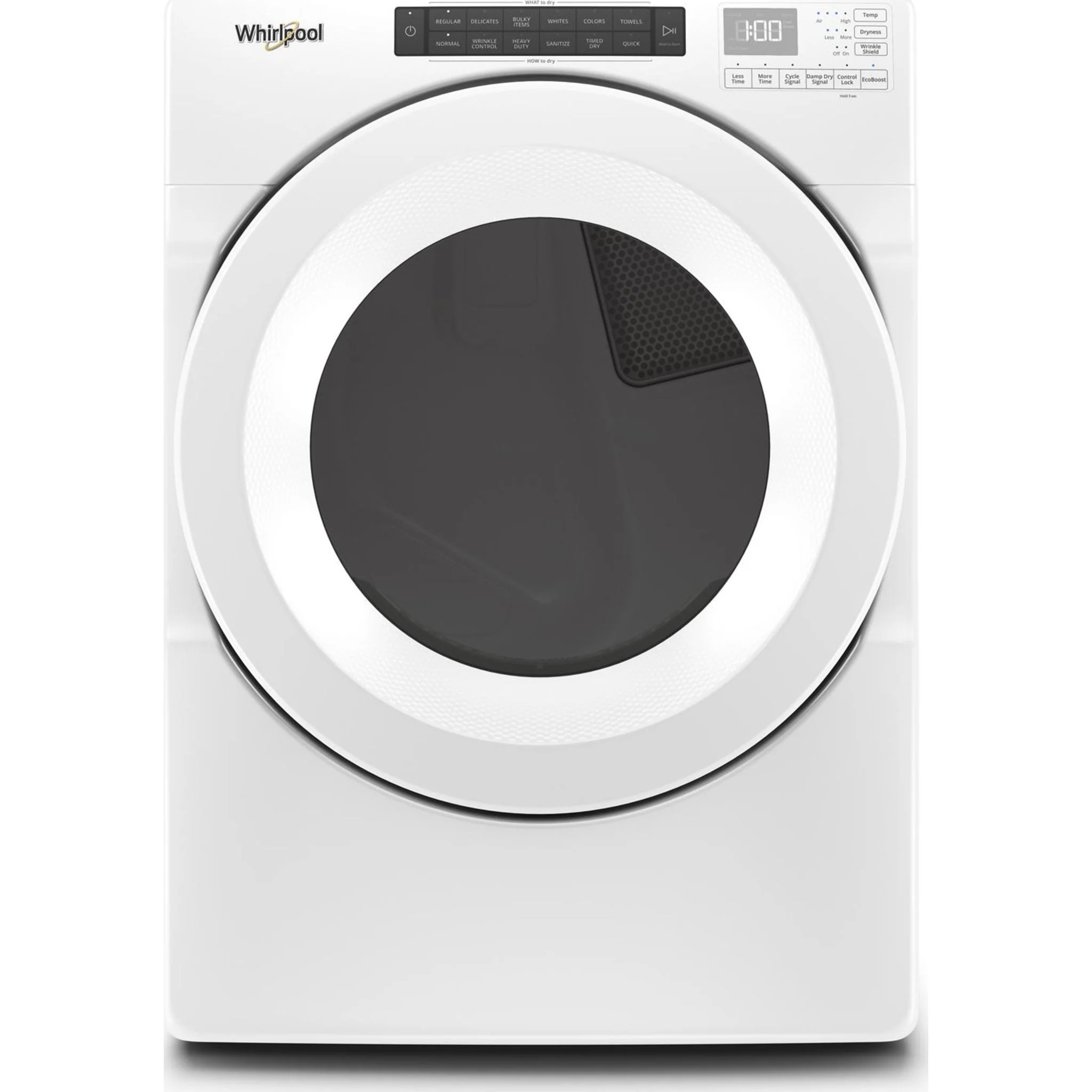 Whirlpool 7.4 cu.ft Front Load Long Vent Gas Dryer with Intuitive Controls -White (WGD560LHW) - Image 13