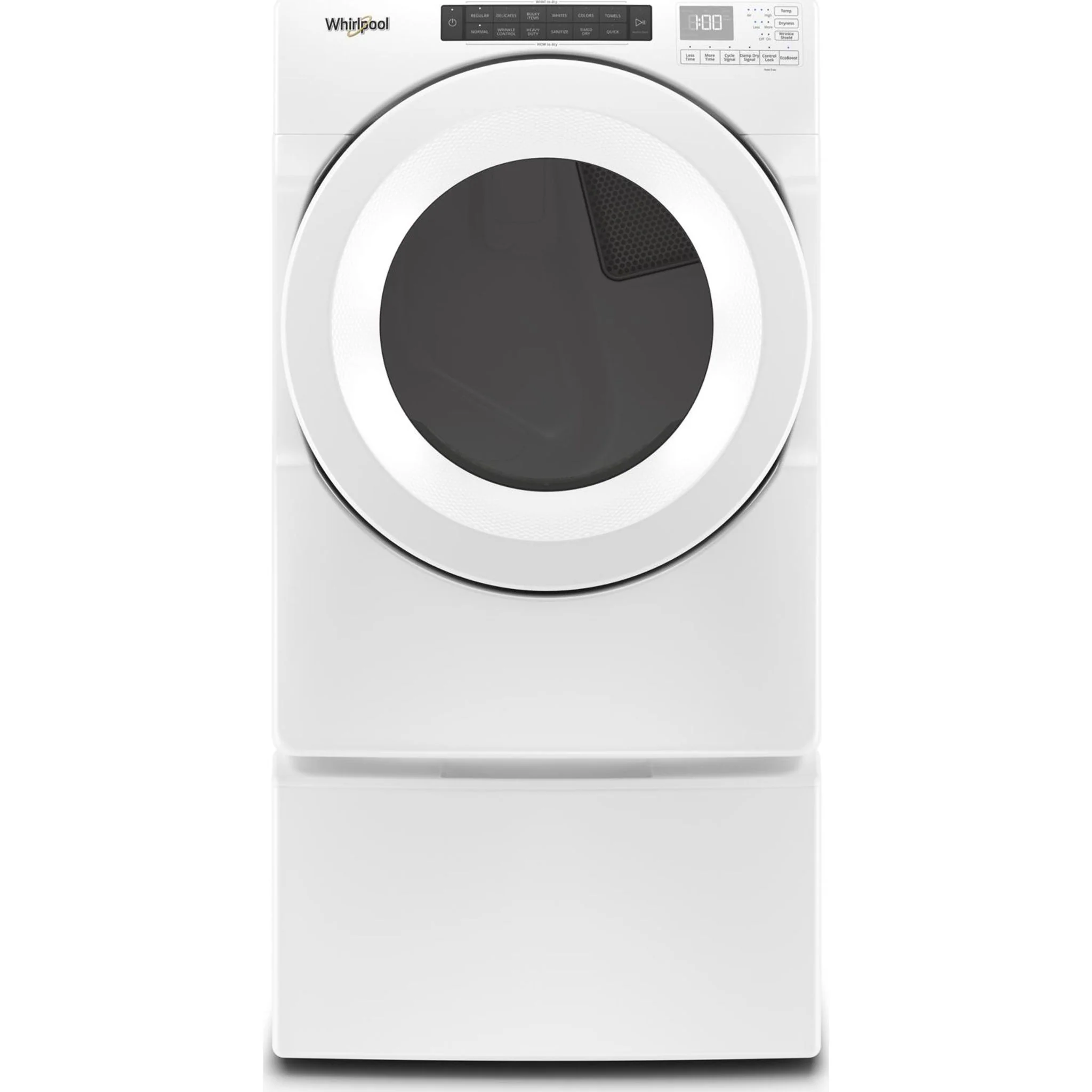 Whirlpool 7.4 cu.ft Front Load Long Vent Gas Dryer with Intuitive Controls -White (WGD560LHW) - Image 17