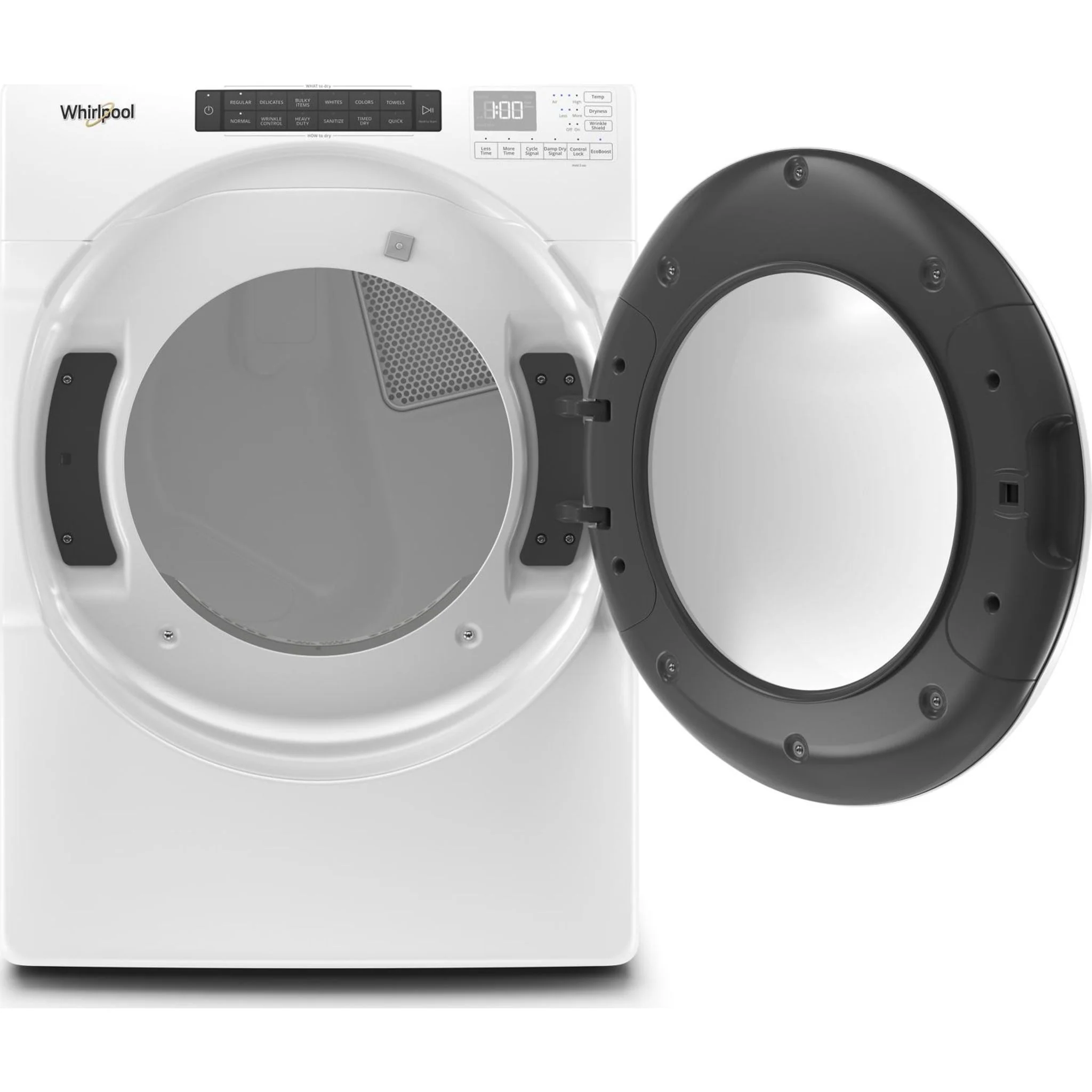 Whirlpool 7.4 cu.ft Front Load Long Vent Gas Dryer with Intuitive Controls -White (WGD560LHW) - Image 6