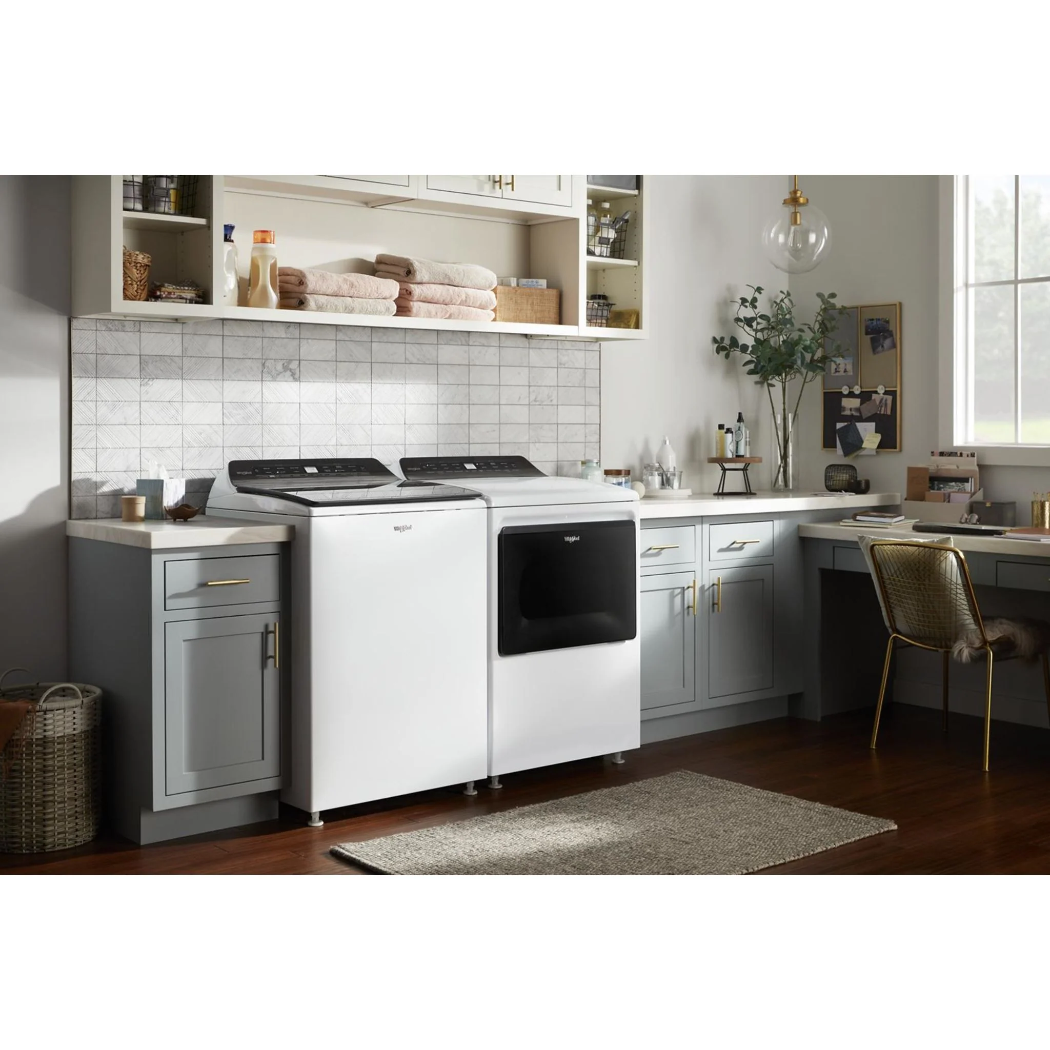 Whirlpool 7.4 cu. ft. Smart Top Load Gas Dryer (WGD6120HW) - Image 14