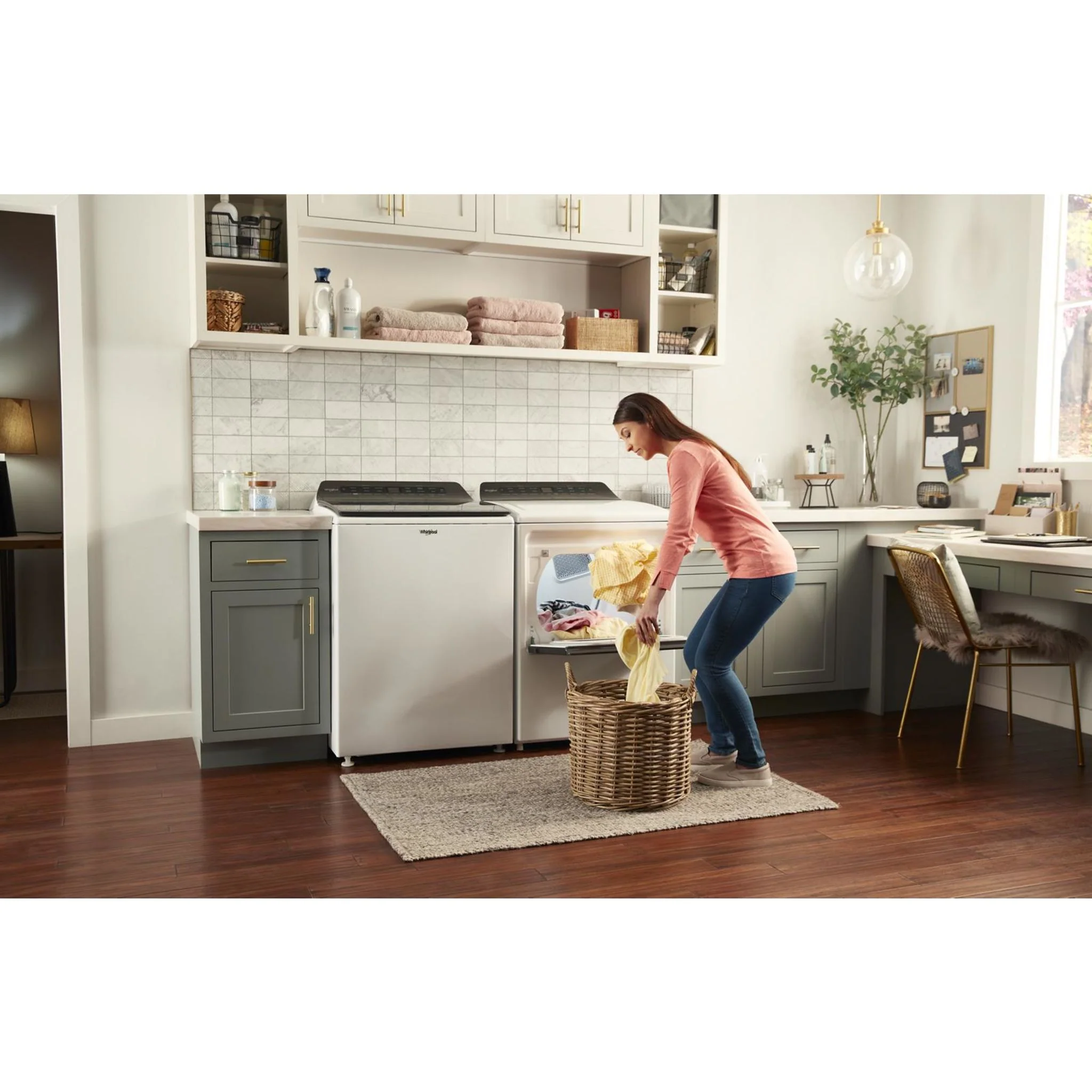 Whirlpool 7.4 cu. ft. Smart Top Load Gas Dryer (WGD6120HW) - Image 19