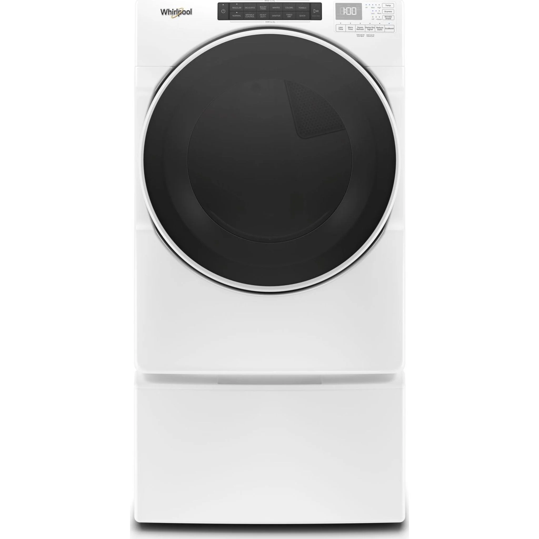 Whirlpool 7.4 cu. ft. Front Load Gas Dryer with Steam Cycles (WGD6620HW) - Image 13