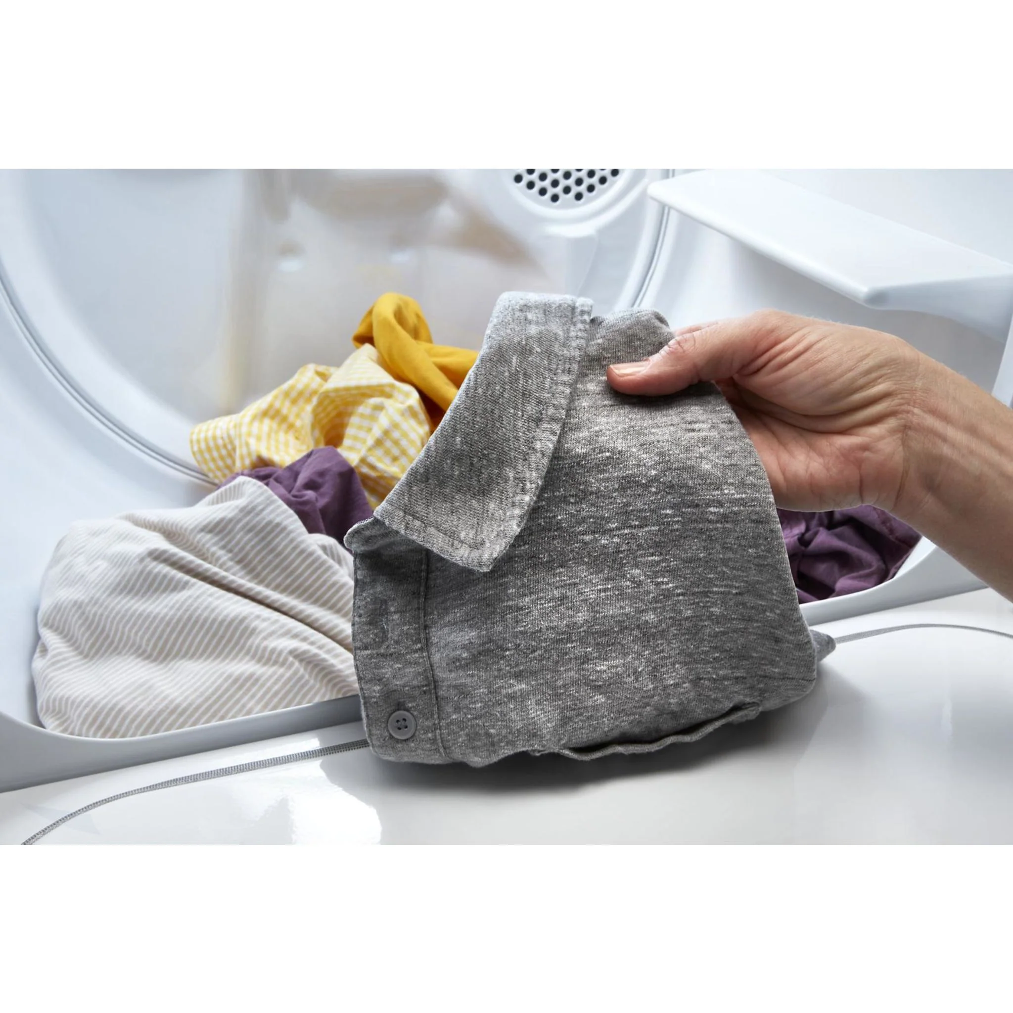 Whirlpool 7.0 cu. ft. Top Load Electric Dryer with AutoDry Drying System (YWED4850HW) - Image 12