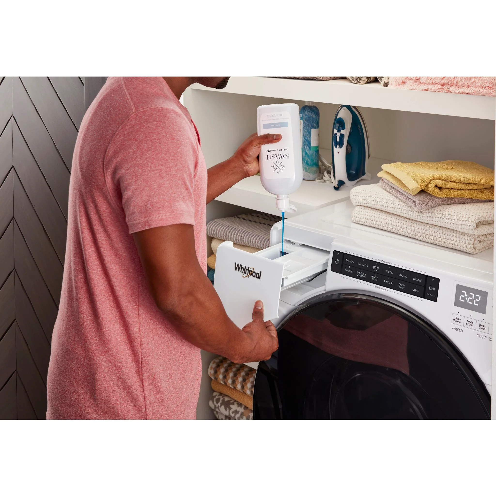 Whirlpool 5.2 Cu. Ft. Ventless All In One Washer Dryer -White (WFC682CLW) - Image 14
