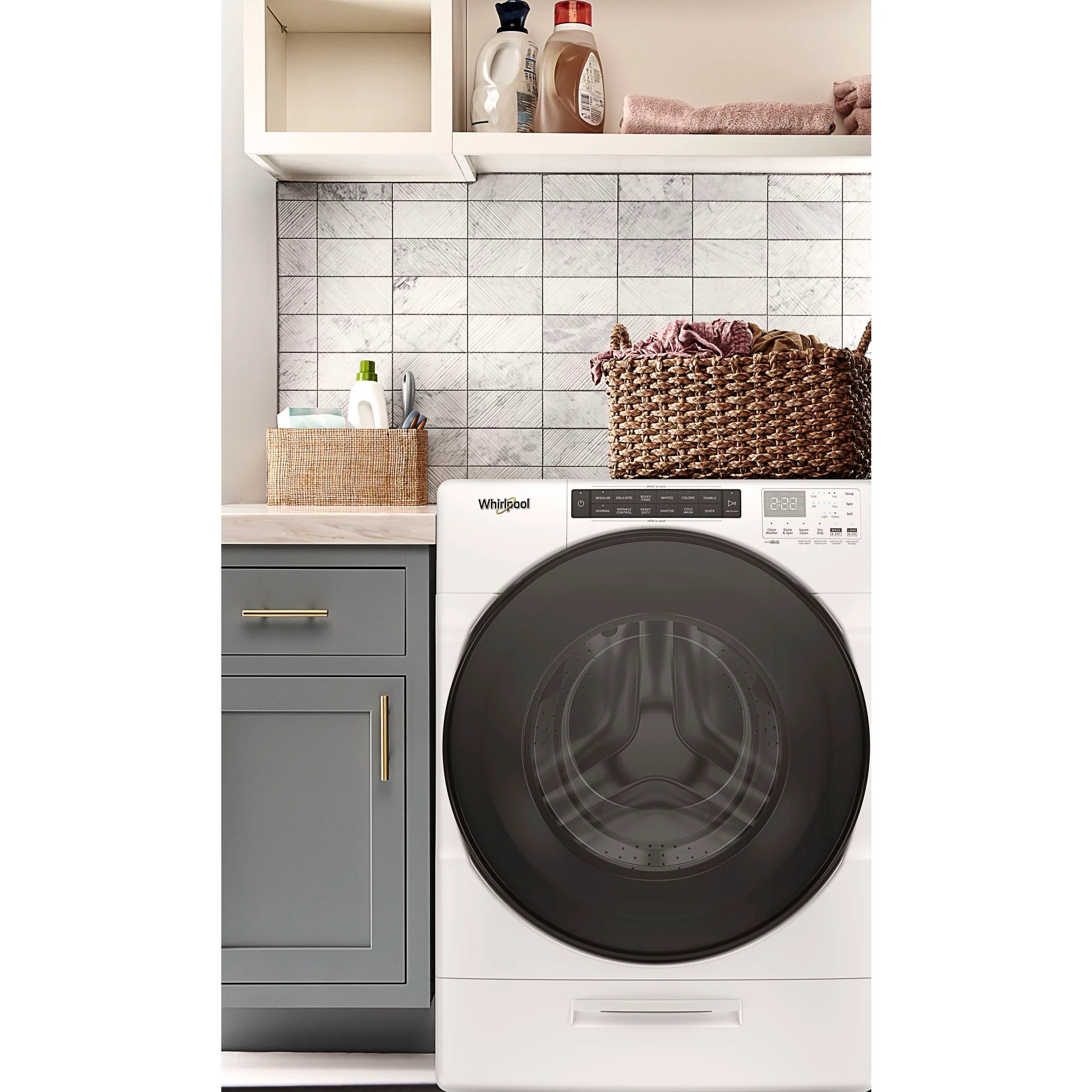 Whirlpool 5.2 Cu. Ft. Ventless All In One Washer Dryer -White (WFC682CLW) - Image 24