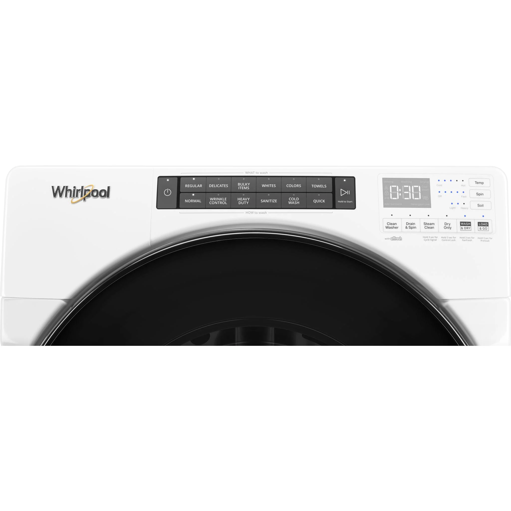 Whirlpool 5.2 Cu. Ft. Ventless All In One Washer Dryer -White (WFC682CLW) - Image 3