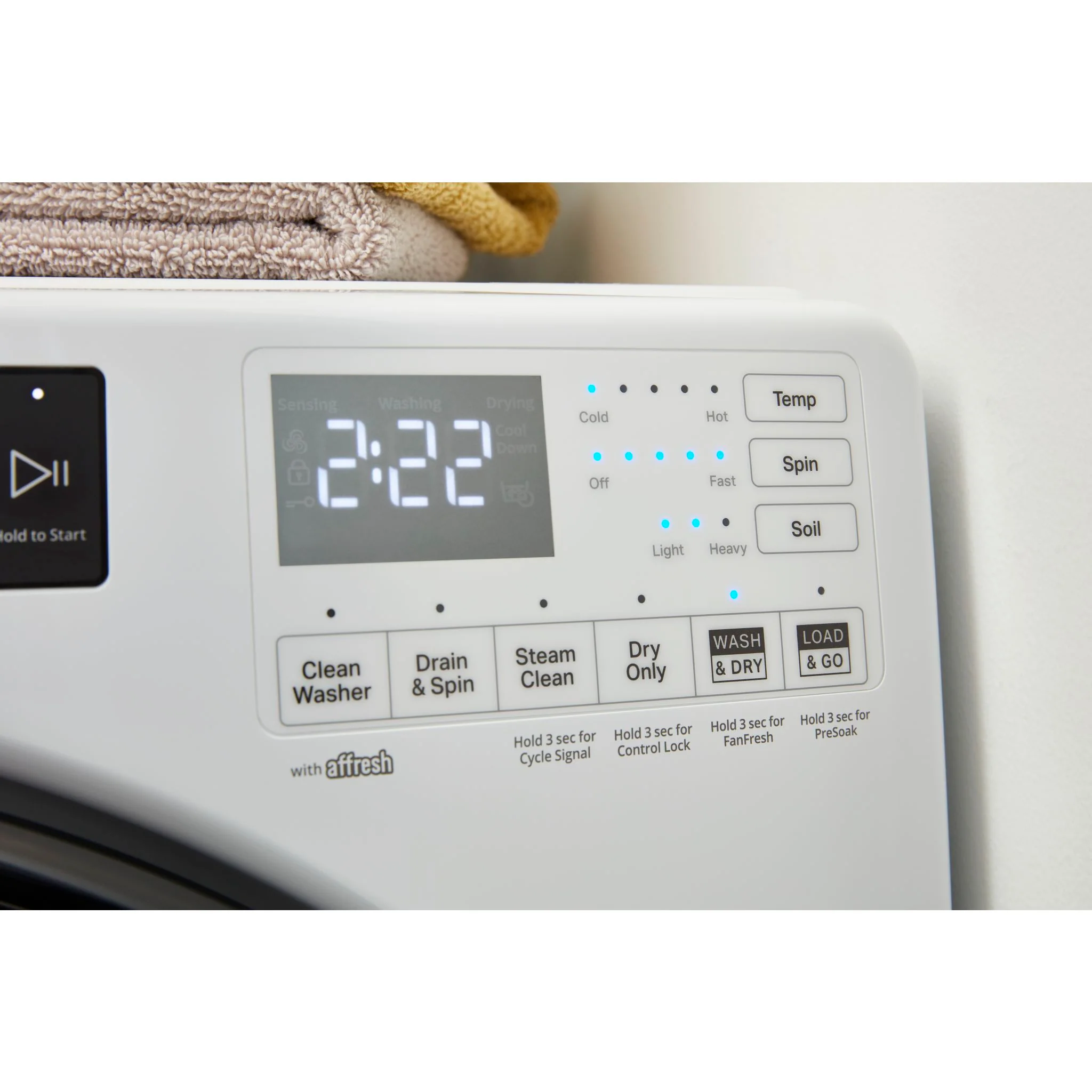 Whirlpool 5.2 Cu. Ft. Ventless All In One Washer Dryer -White (WFC682CLW) - Image 7
