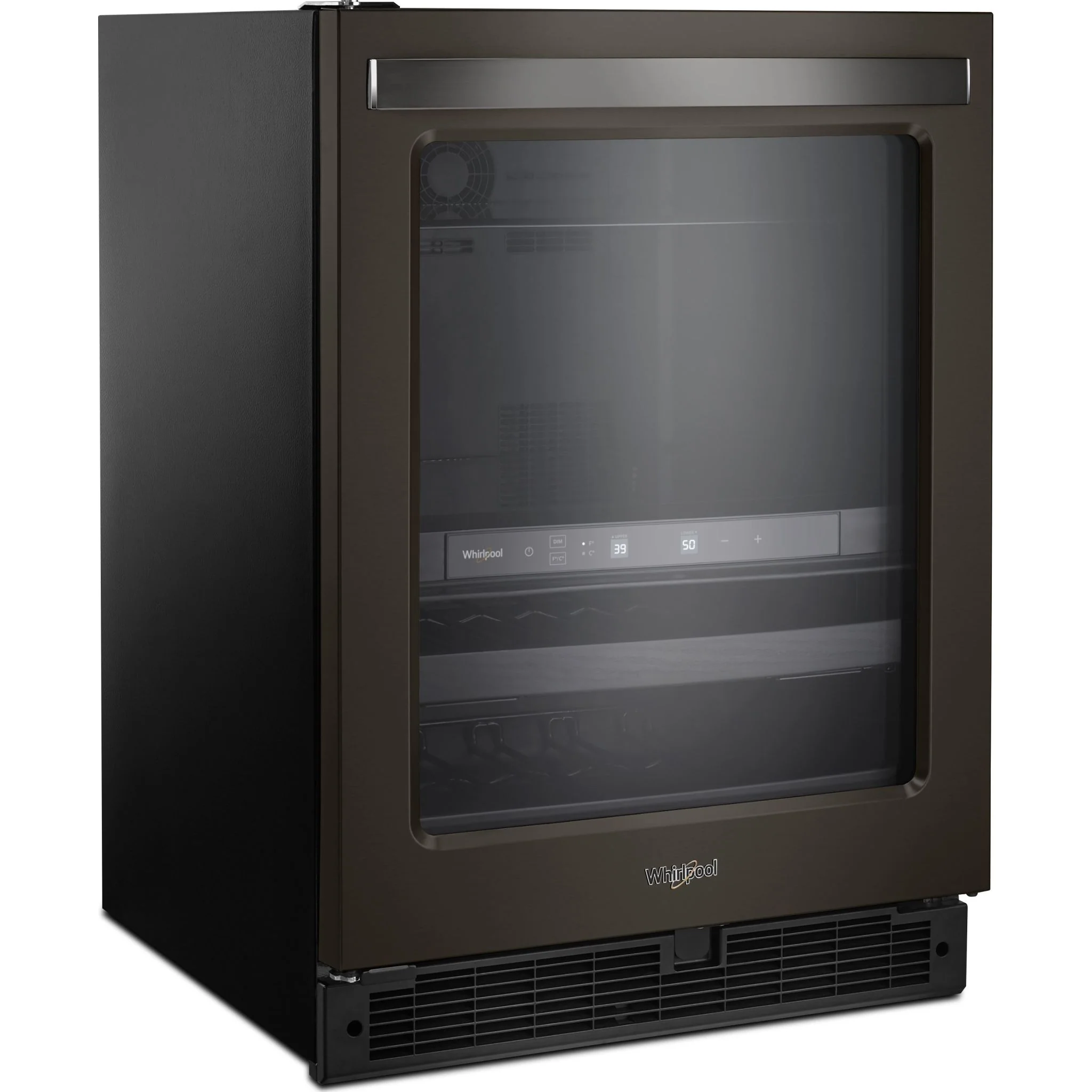 Whirlpool 24-inch Wide Undercounter Beverage Center - 5.2 cu. ft. -Black Stainless (WUB50X24HV) - Image 2