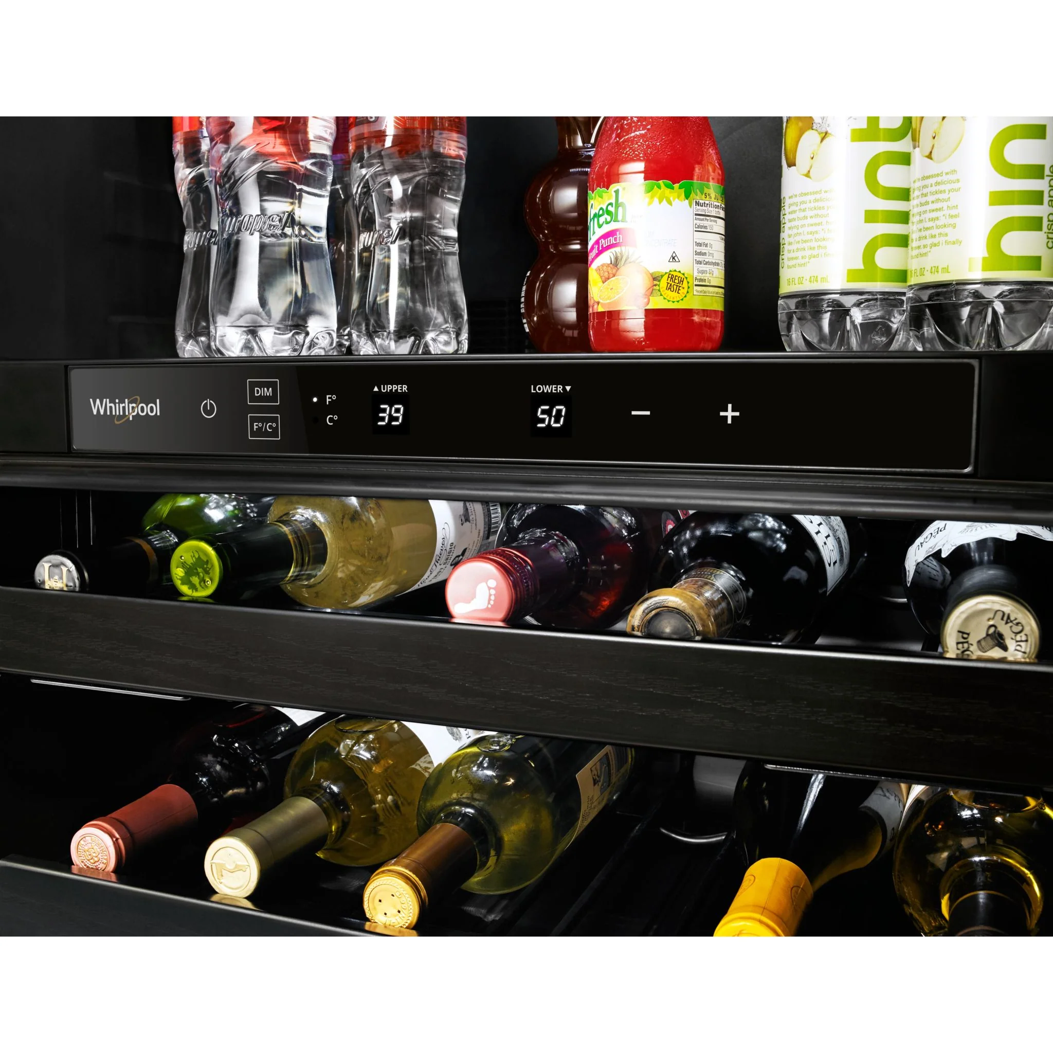 Whirlpool 24-inch Wide Undercounter Beverage Center - 5.2 cu. ft. -Black Stainless (WUB50X24HV) - Image 5