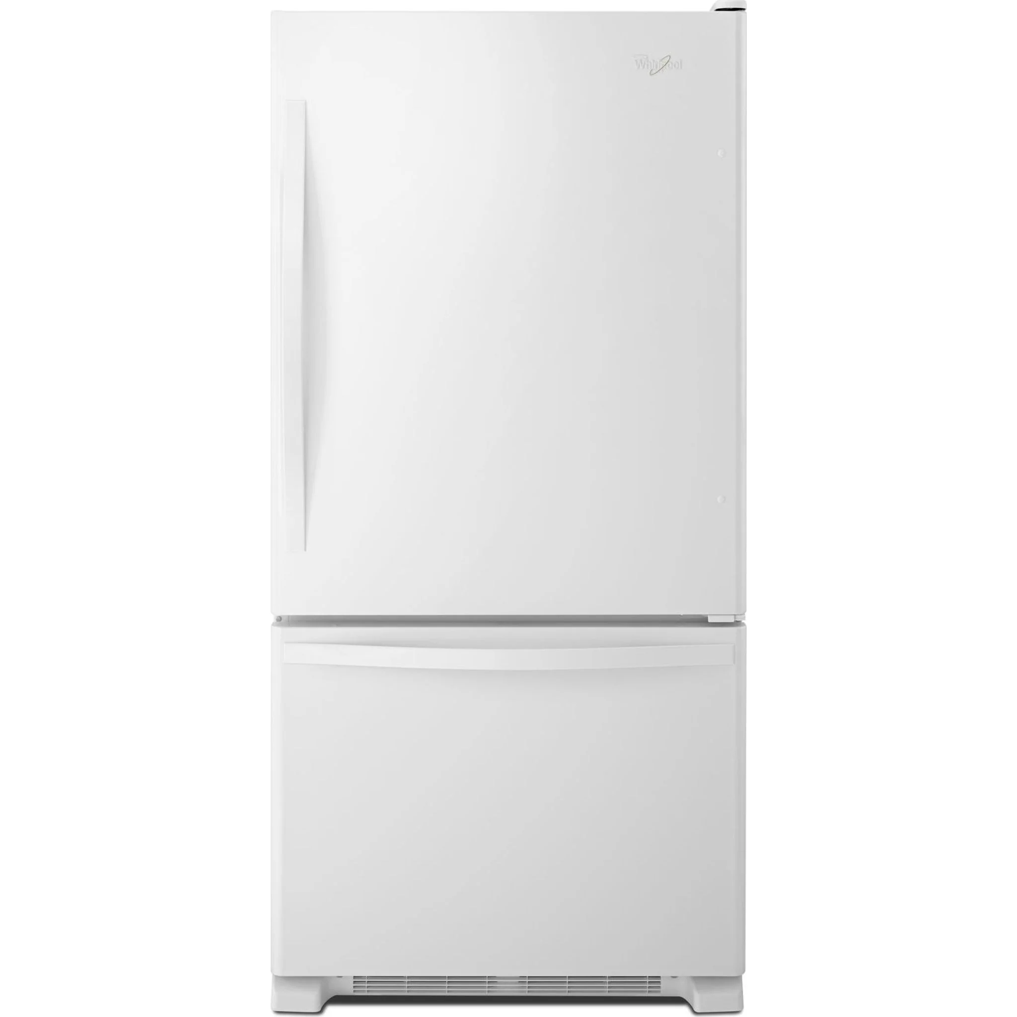 Whirlpool 22 cu. ft. Bottom-Freezer Refrigerator with Freezer Drawer -White-on-White (WRB322DMBW) - Image 19