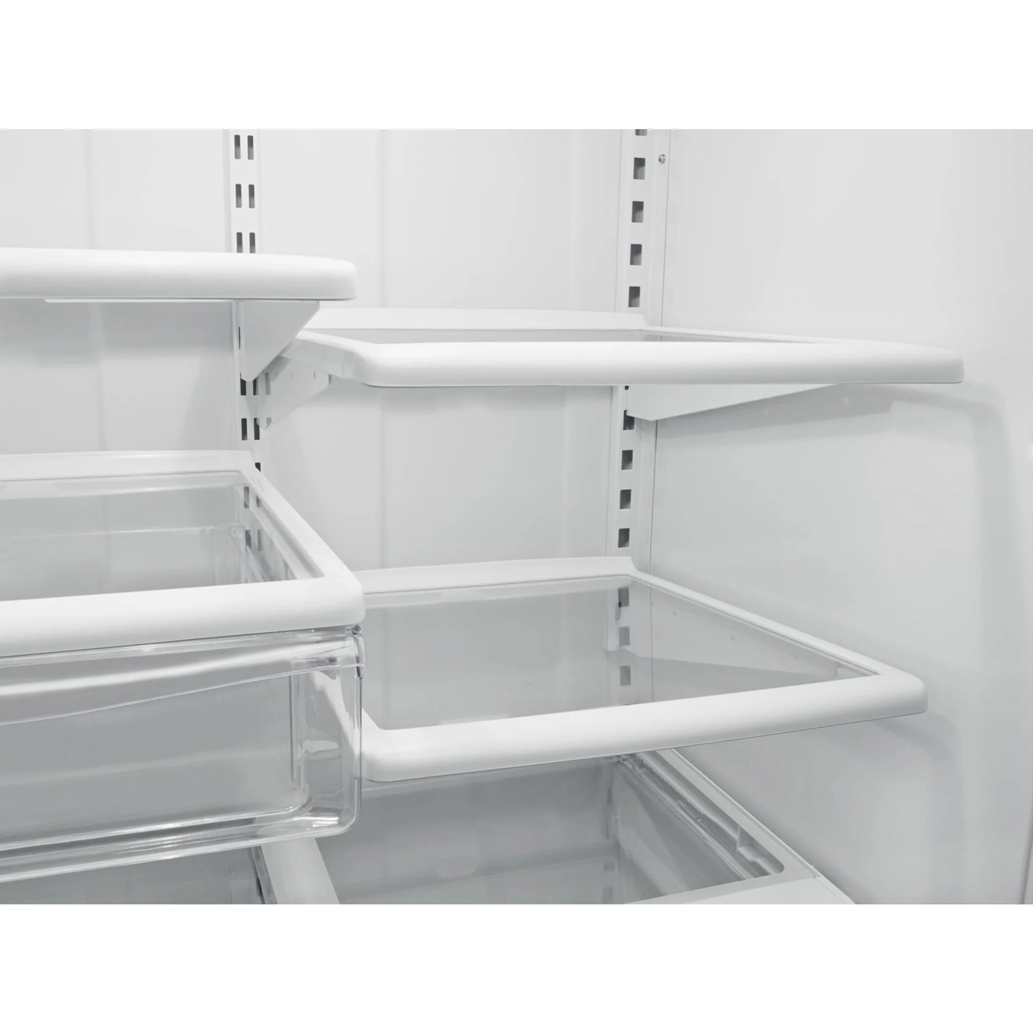 Whirlpool 22 cu. ft. Bottom-Freezer Refrigerator with Freezer Drawer -White-on-White (WRB322DMBW) - Image 37