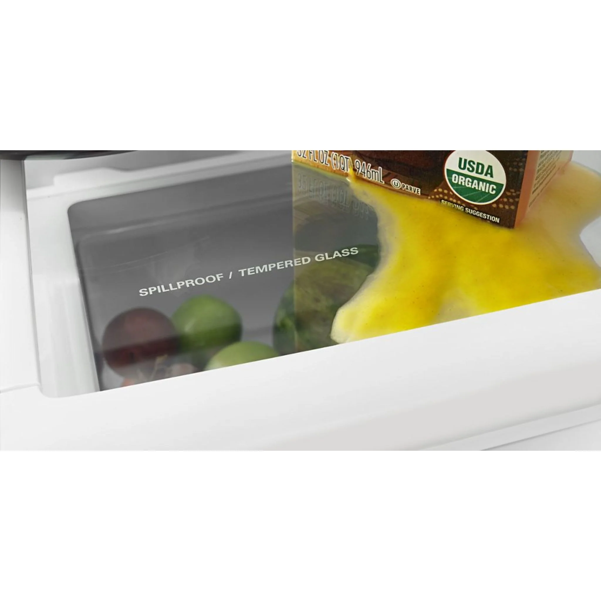 Whirlpool 22 cu. ft. Bottom-Freezer Refrigerator with Freezer Drawer -White-on-White (WRB322DMBW) - Image 42