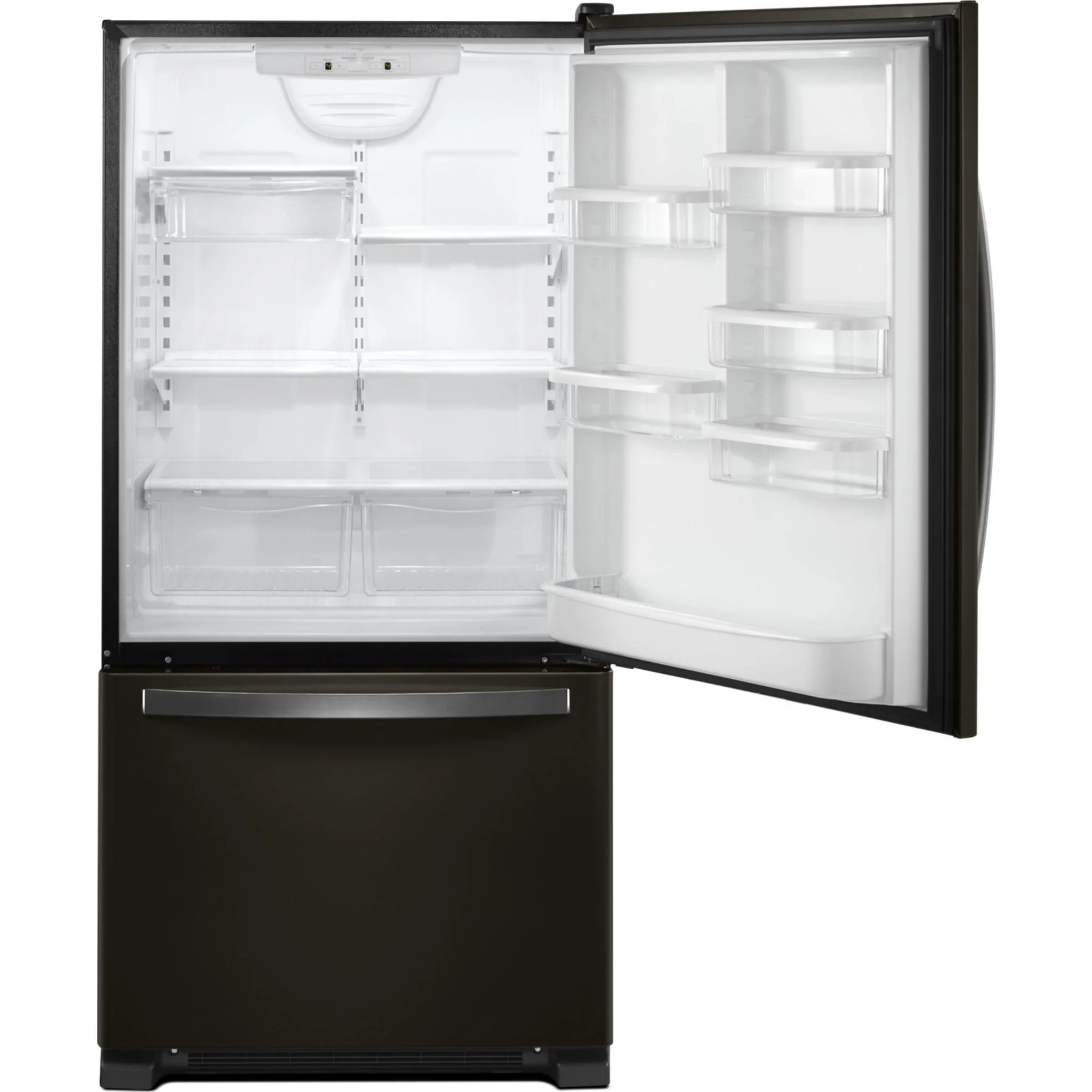 Whirlpool 33-inch wide Bottom-Freezer Refrigerator - 22 cu. ft. -Black Stainless (WRB322DMHV) - Image 22
