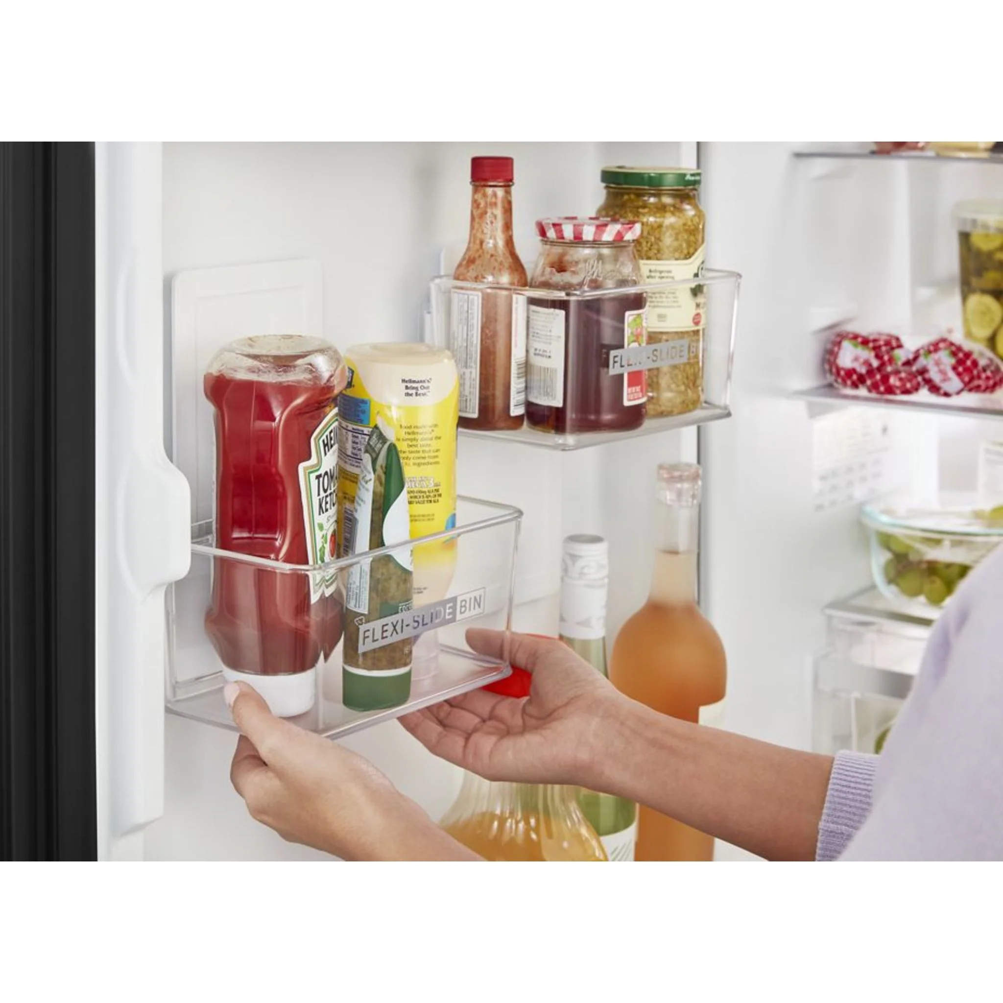 Whirlpool 24-inch Wide Garage-Ready Bottom-Freezer Refrigerator - 12.9 cu. ft. -Black (WRB533CZJB) - Image 15