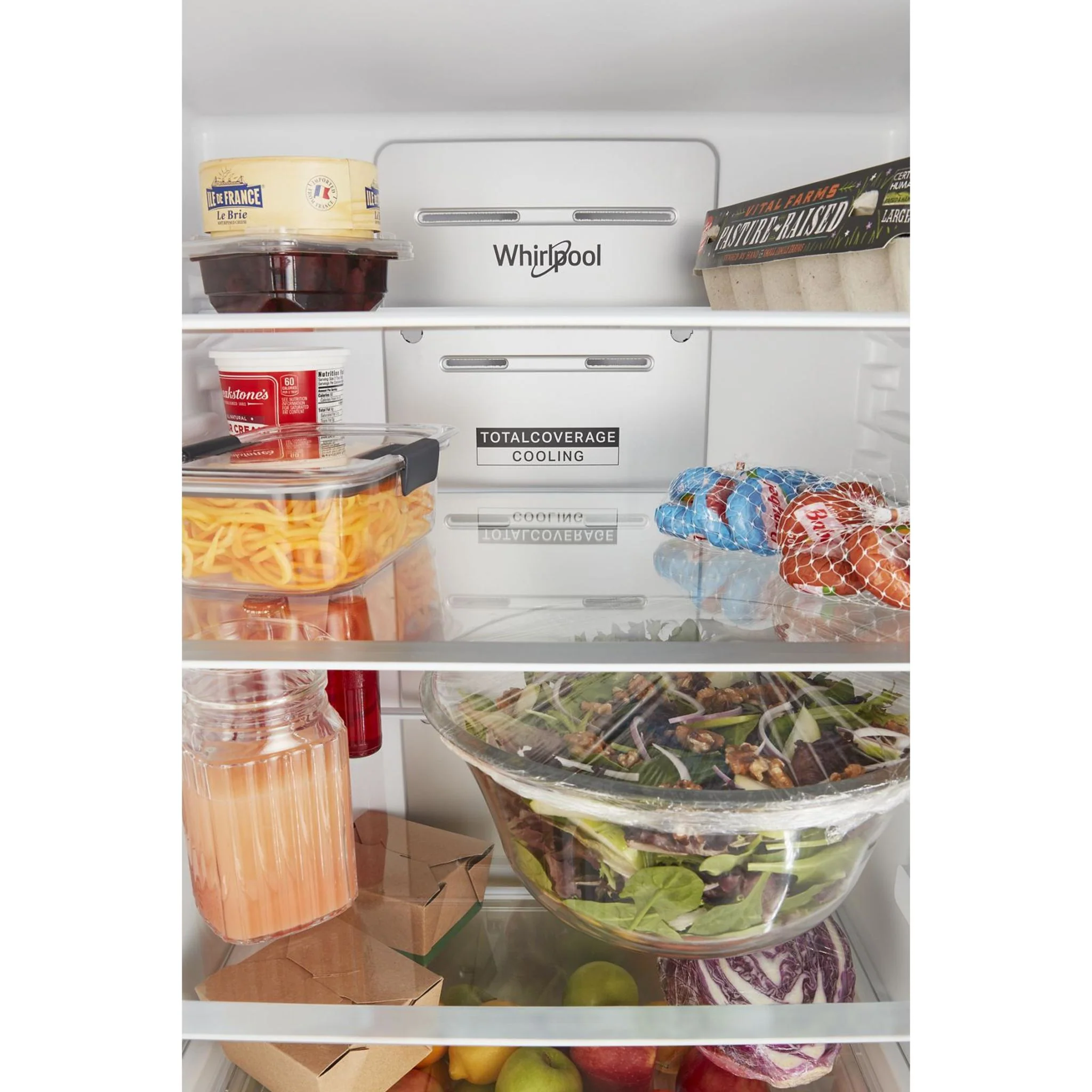 Whirlpool 24-inch Wide Garage-Ready Bottom-Freezer Refrigerator - 12.9 cu. ft. -Black (WRB533CZJB) - Image 5