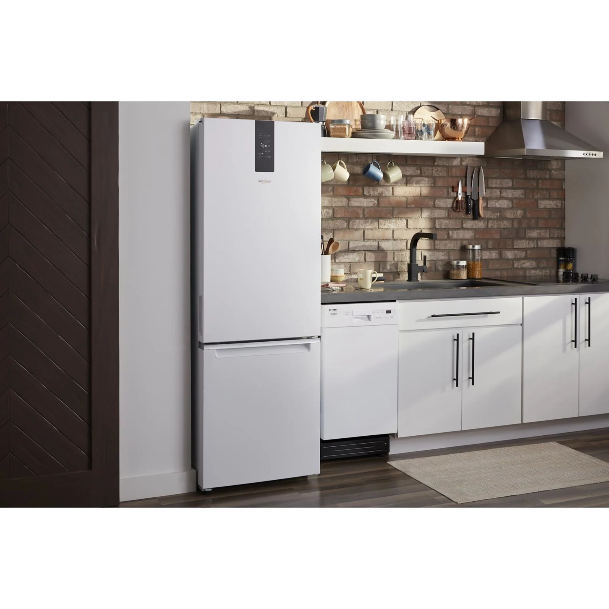 Whirlpool 24-inch Wide Garage-Ready Bottom-Freezer Refrigerator - 12.9 cu. ft. -White (WRB533CZJW) - Image 13