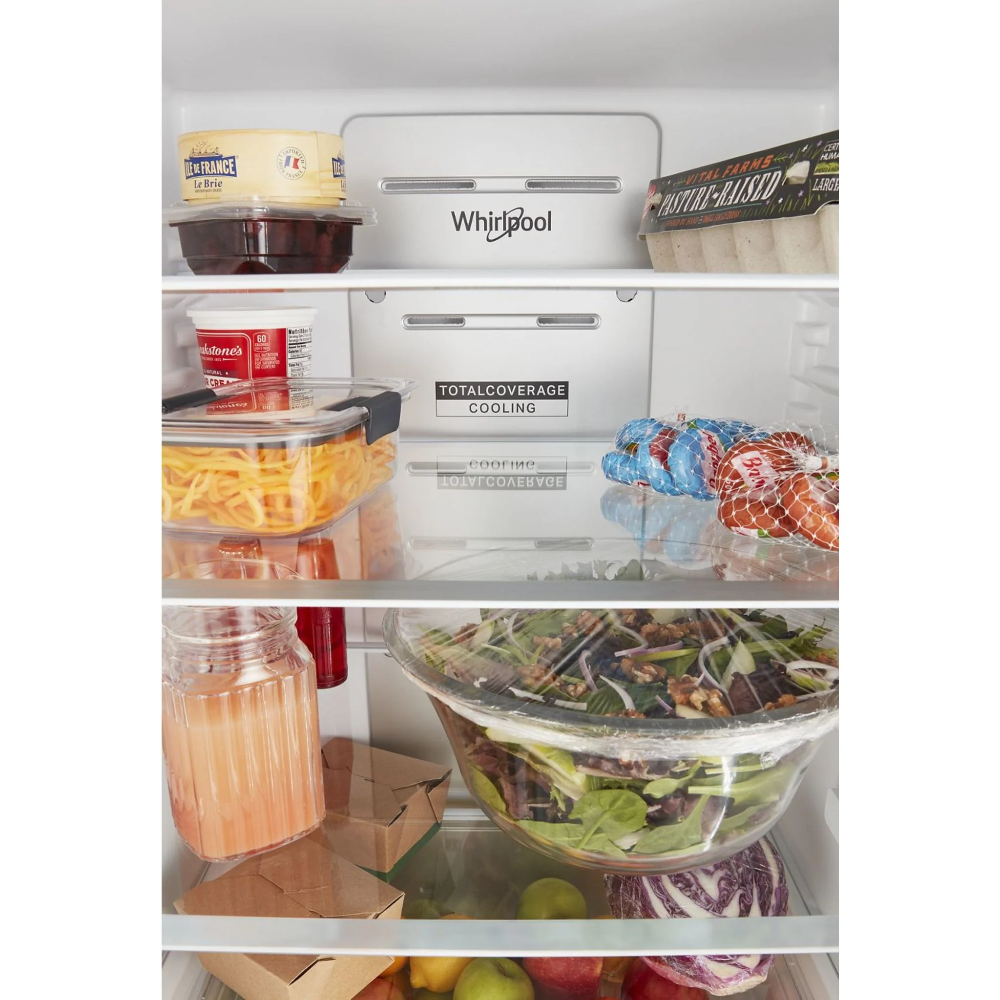 Whirlpool 24-inch Wide Garage-Ready Bottom-Freezer Refrigerator - 12.9 cu. ft. -White (WRB533CZJW) - Image 15