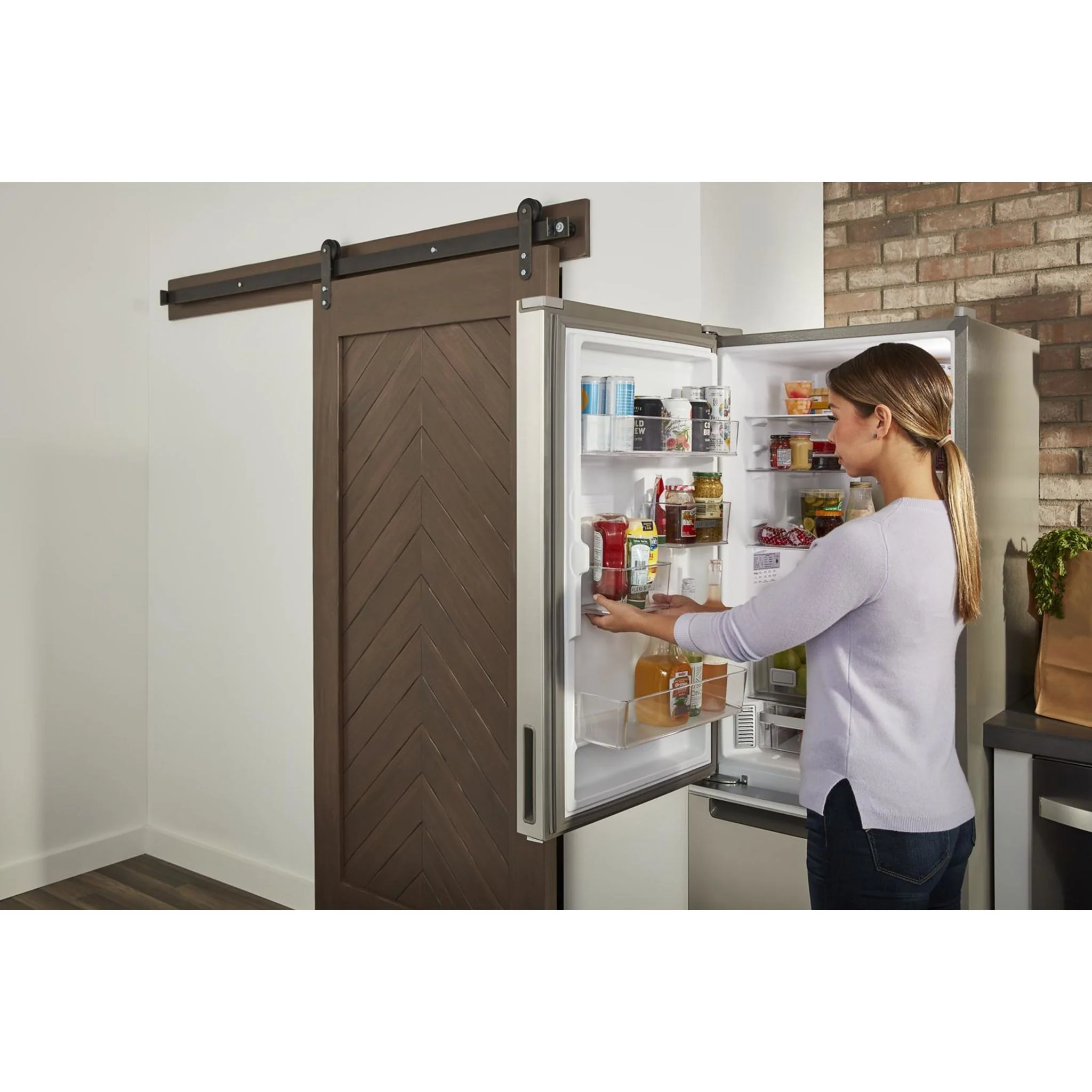 Whirlpool 24-inch Wide Garage-Ready Bottom-Freezer Refrigerator - 12.9 cu. ft. -Fingerprint Resistant Stainless (WRB533CZJZ) - Image 16