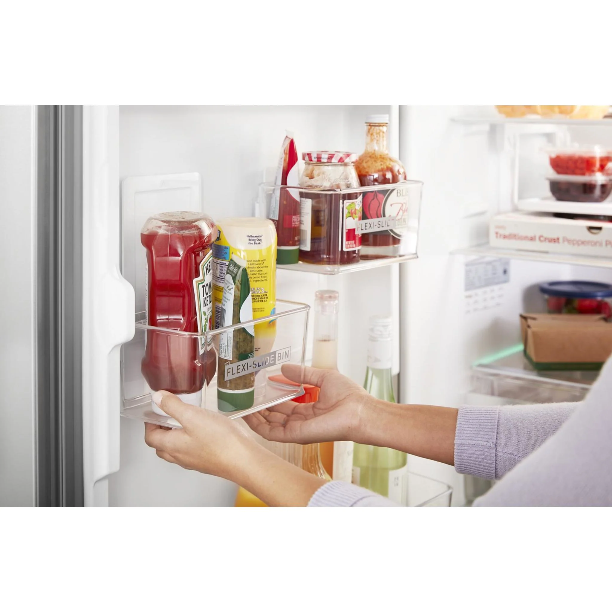 Whirlpool 24-inch Wide Bottom-Freezer Refrigerator - 12.9 cu. ft. -Fingerprint Resistant Stainless (WRB543CMJZ) - Image 19
