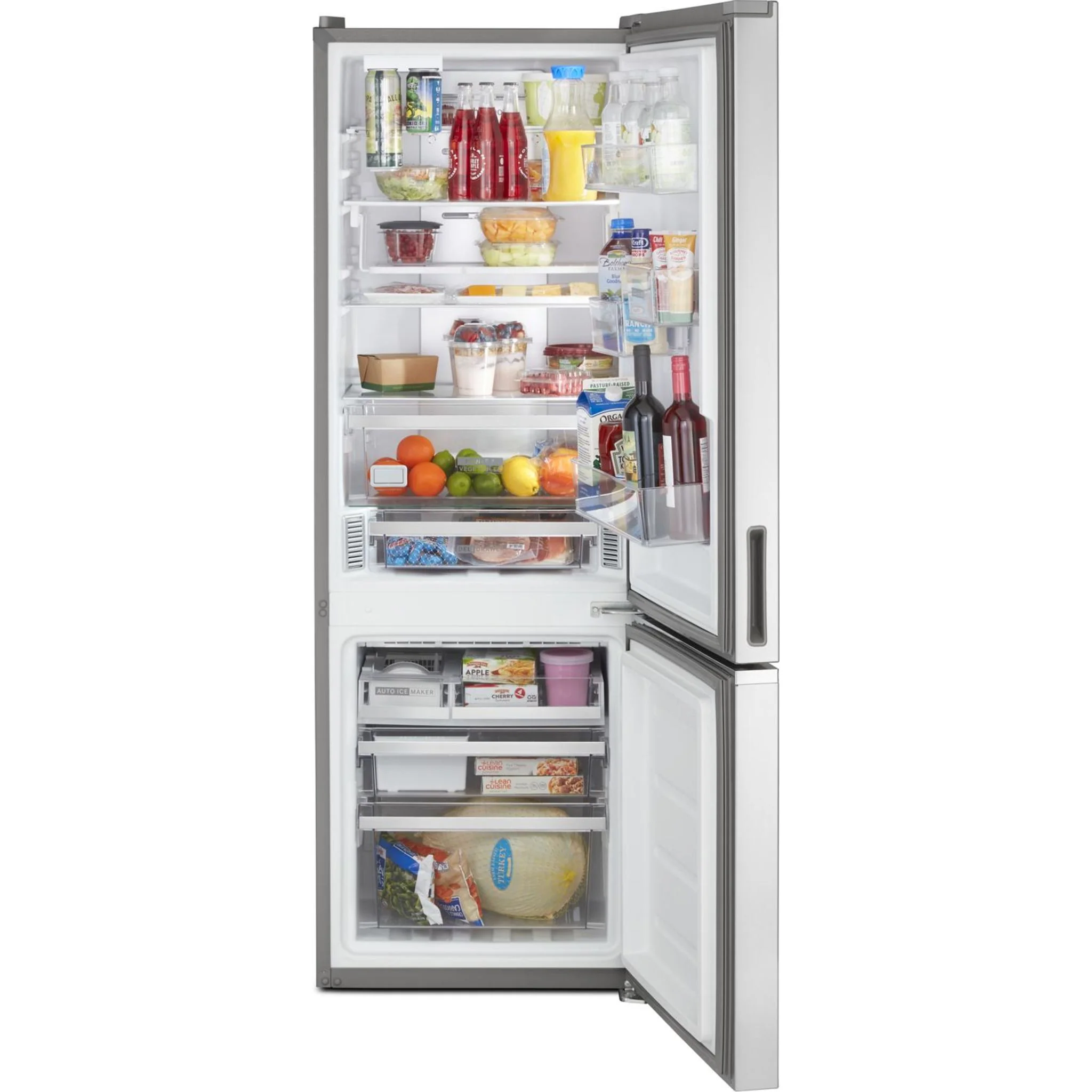Whirlpool 24-inch Wide Bottom-Freezer Refrigerator - 12.9 cu. ft. -Fingerprint Resistant Stainless (WRB543CMJZ) - Image 4