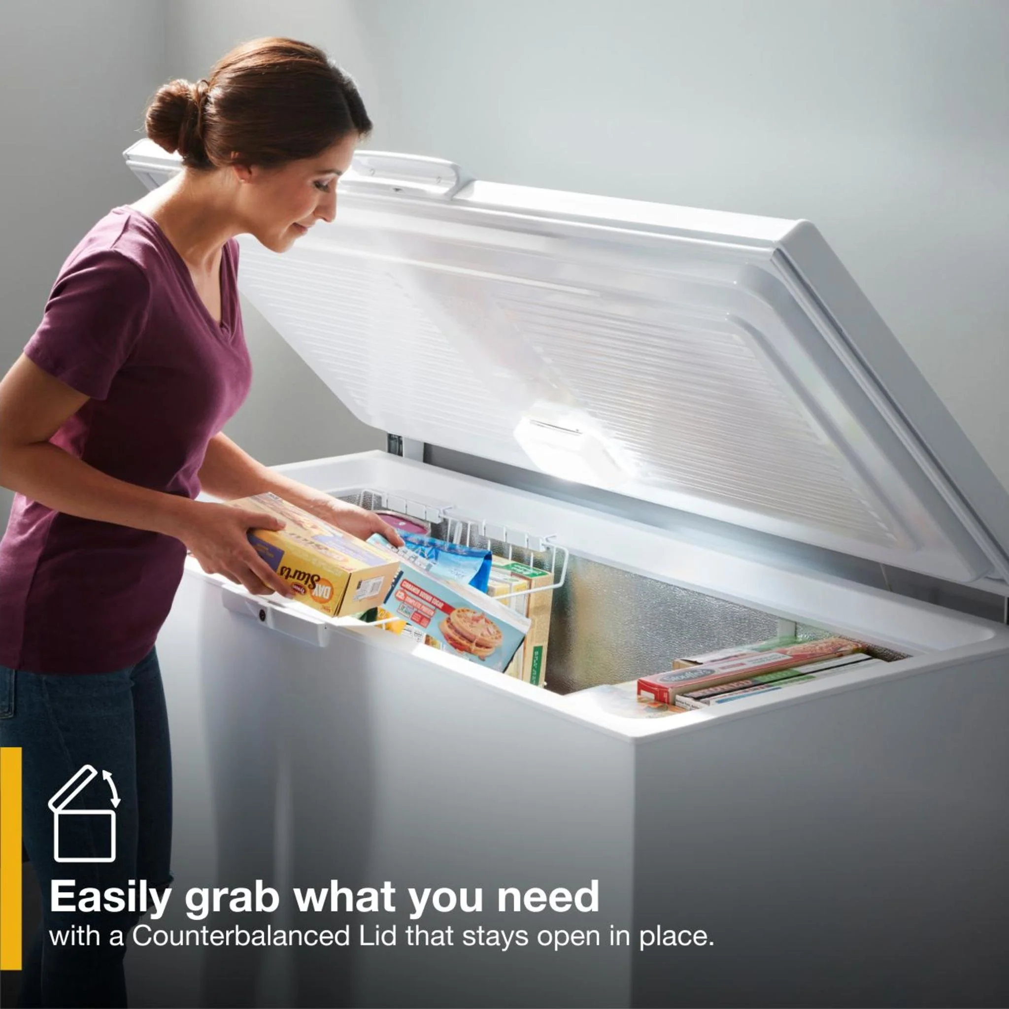 Whirlpool 16 Cu. Ft. Chest Freezer with Shelves -White (WZC5216LW) - Image 18
