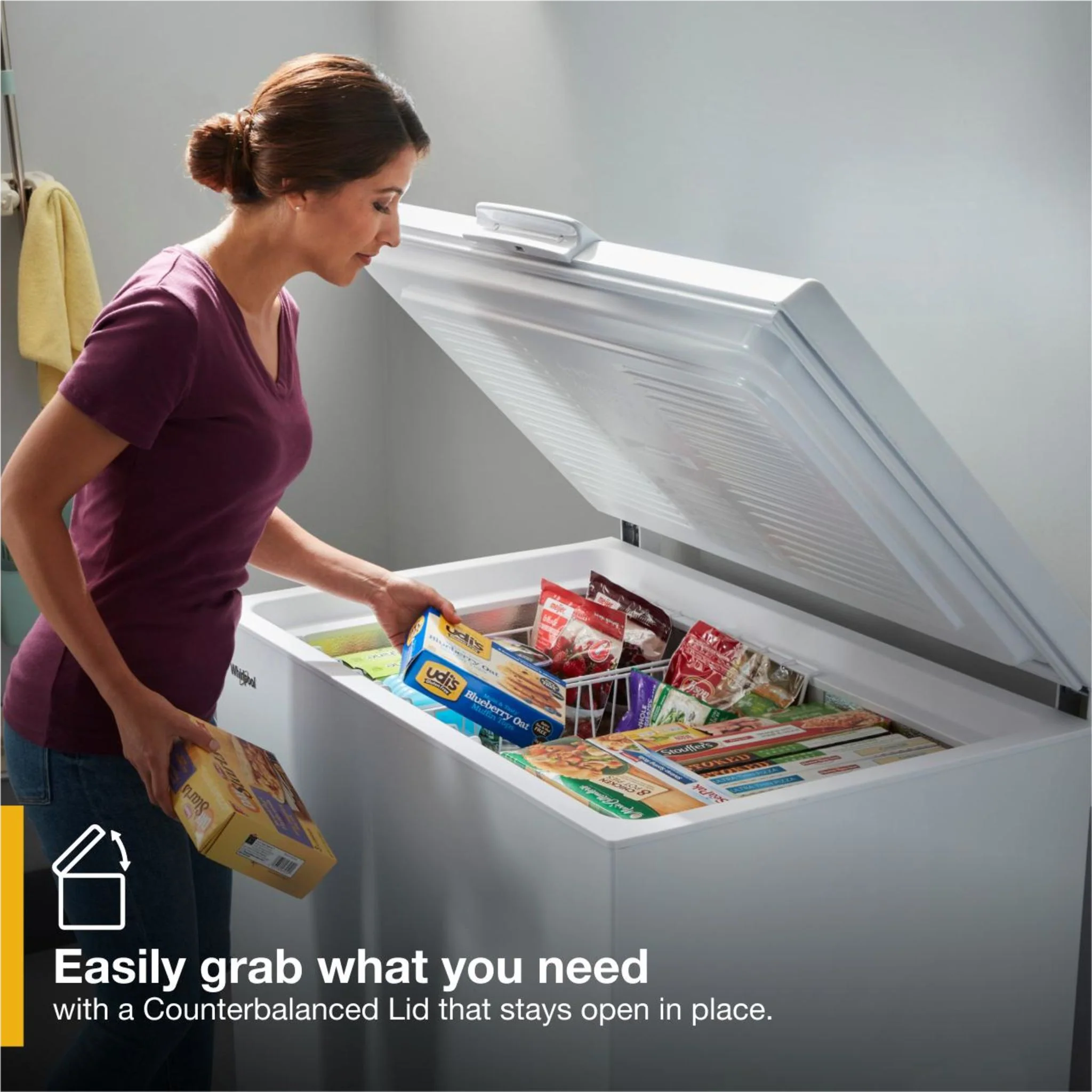 Whirlpool 9 cu. ft. Convertible Freezer to Refrigerator with Baskets (WZC3209LW) - Image 19