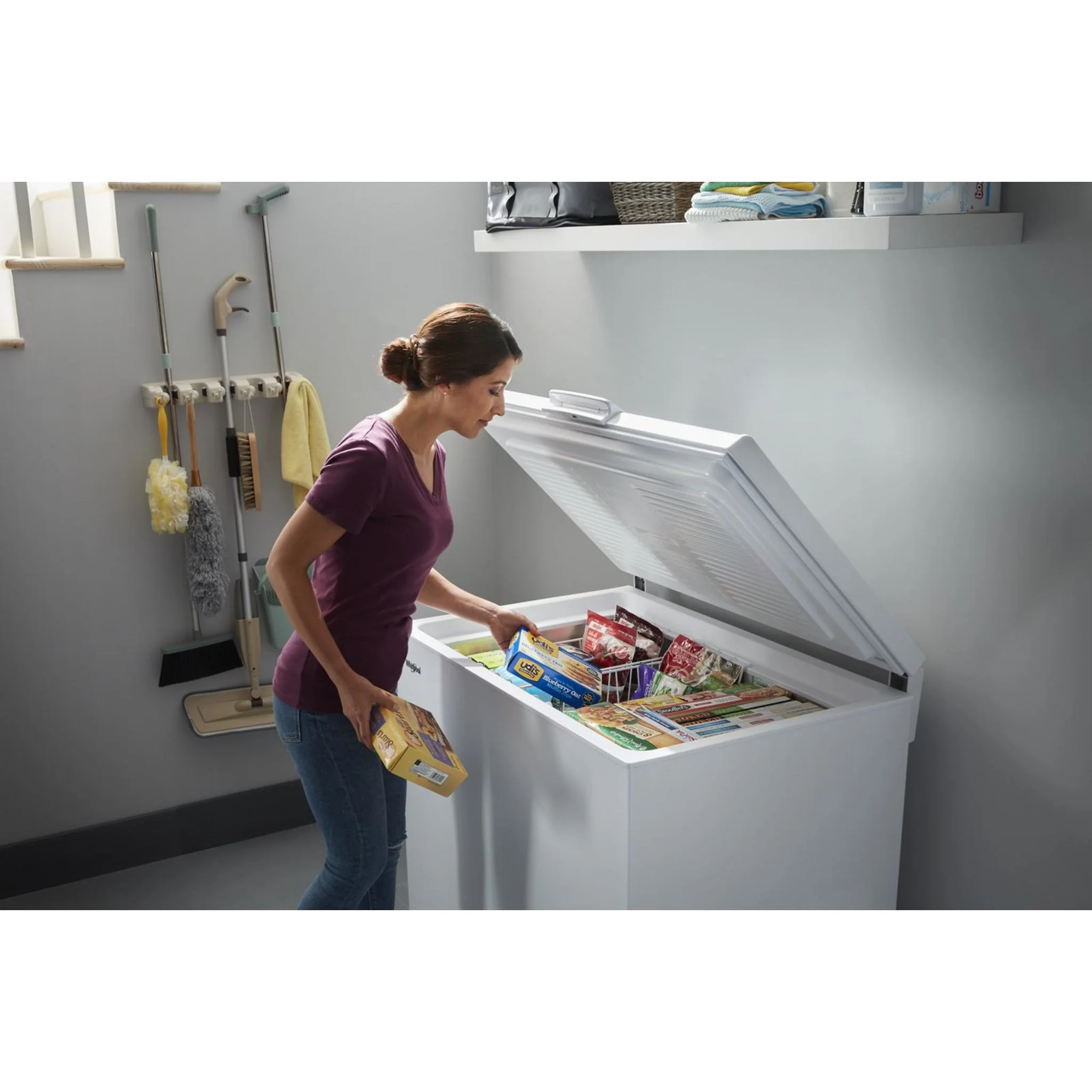 Whirlpool 9 cu. ft. Convertible Freezer to Refrigerator with Baskets (WZC3209LW) - Image 20