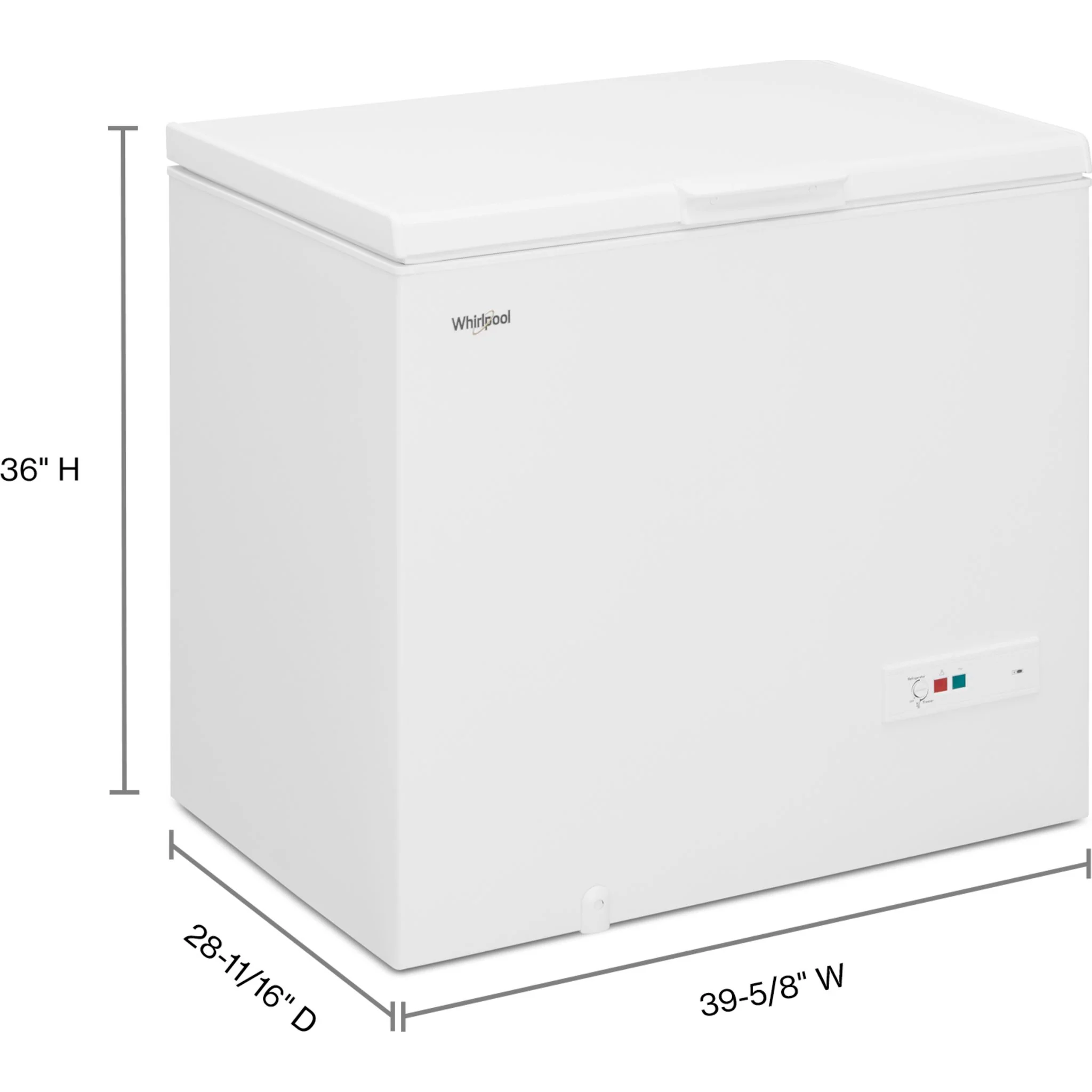 Whirlpool 9 cu. ft. Convertible Freezer to Refrigerator with Baskets (WZC3209LW) - Image 9