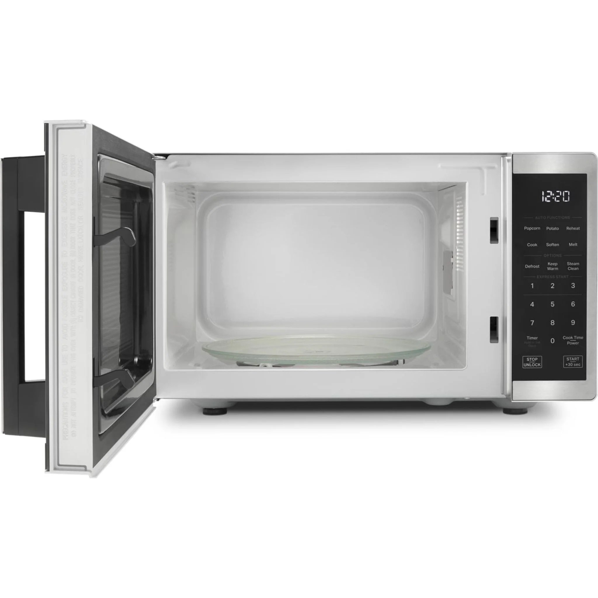 Whirlpool 0.9 cu. ft. Stainless Steel Countertop Microwave With Steam Clean - 900 watt -Stainless Steel (WMCS3019RS) - Image 9