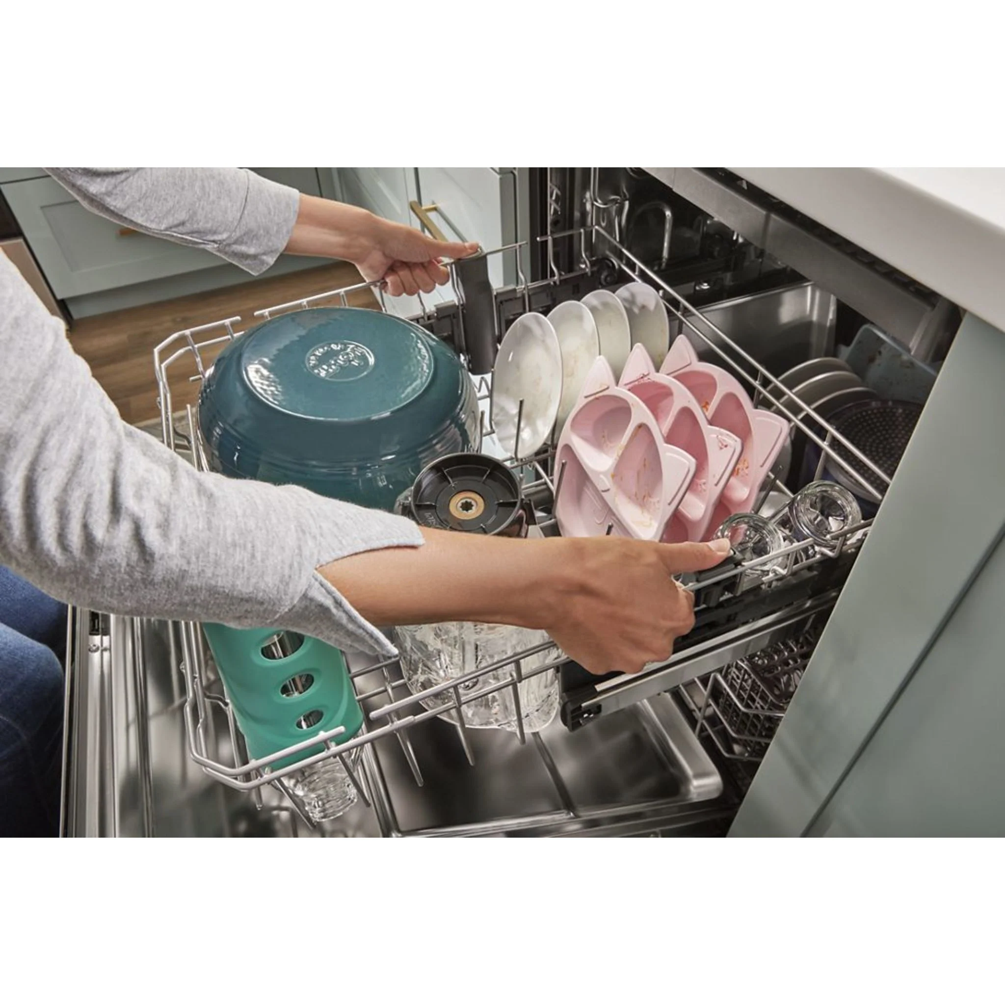 Whirlpool 24-Inch Stainless Steel Dishwasher with AI Intelligent Wash - 47 dBA -Black Stainless (WDTA50SAKV) - Image 36