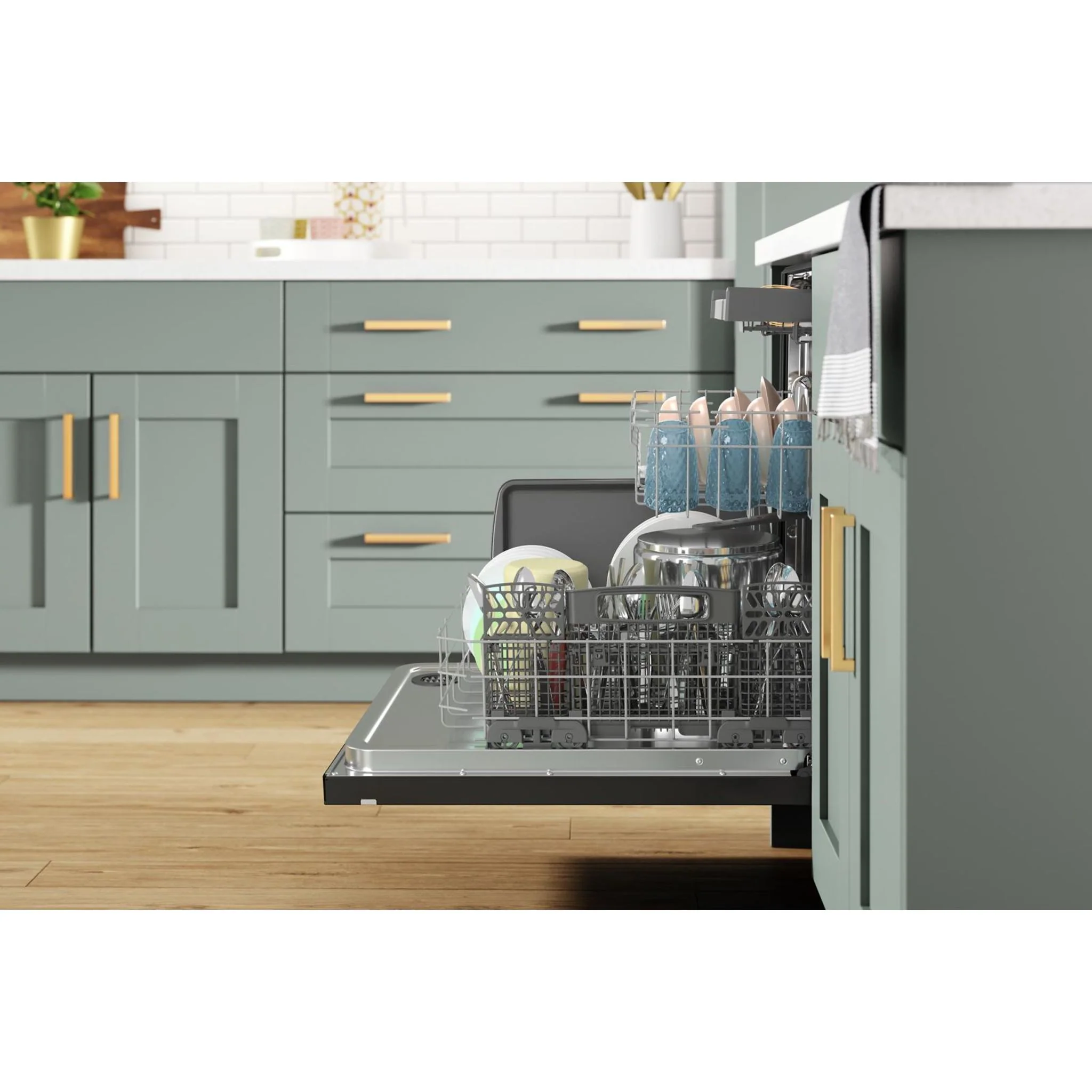 Whirlpool 24-Inch Stainless Steel Dishwasher with AI Intelligent Wash - 47 dBA -Black Stainless (WDTA50SAKV) - Image 9