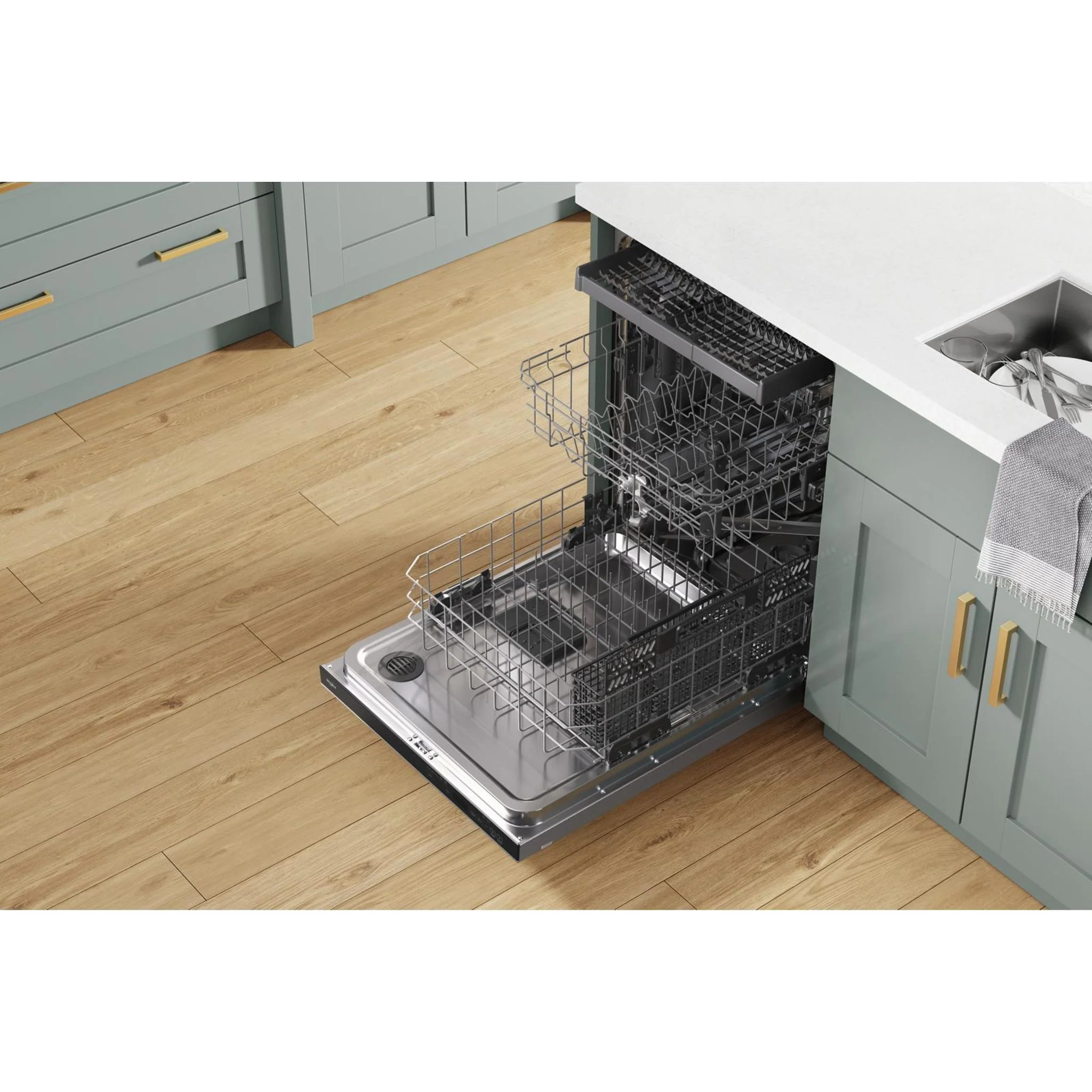 Whirlpool 24-Inch Stainless Steel Dishwasher with AI Intelligent Wash - 47 dBA -Stainless Steel (WDTA50SAKZ) - Image 19