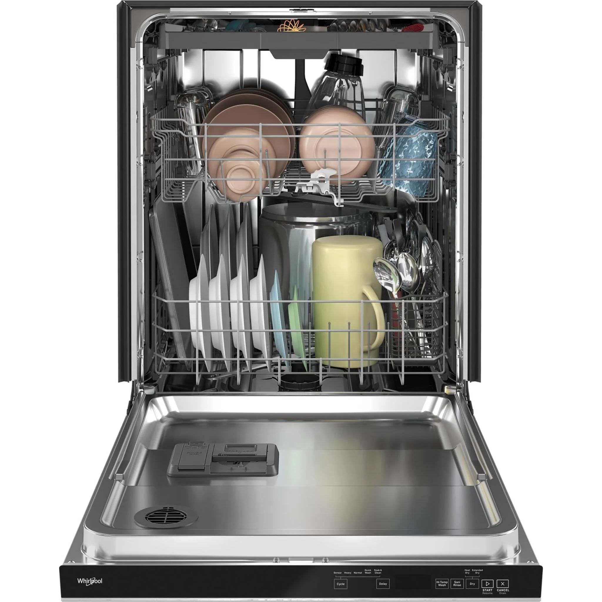 Whirlpool 24-Inch Stainless Steel Dishwasher with AI Intelligent Wash - 47 dBA -Stainless Steel (WDTA50SAKZ) - Image 21
