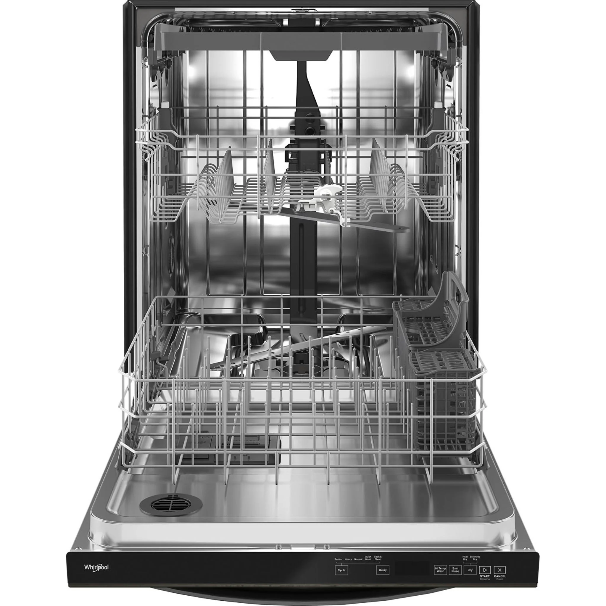 Whirlpool Large Capacity Dishwasher with 3rd Rack -Print Resist Blk Stnlss (WDT750SAKV) - Image 17