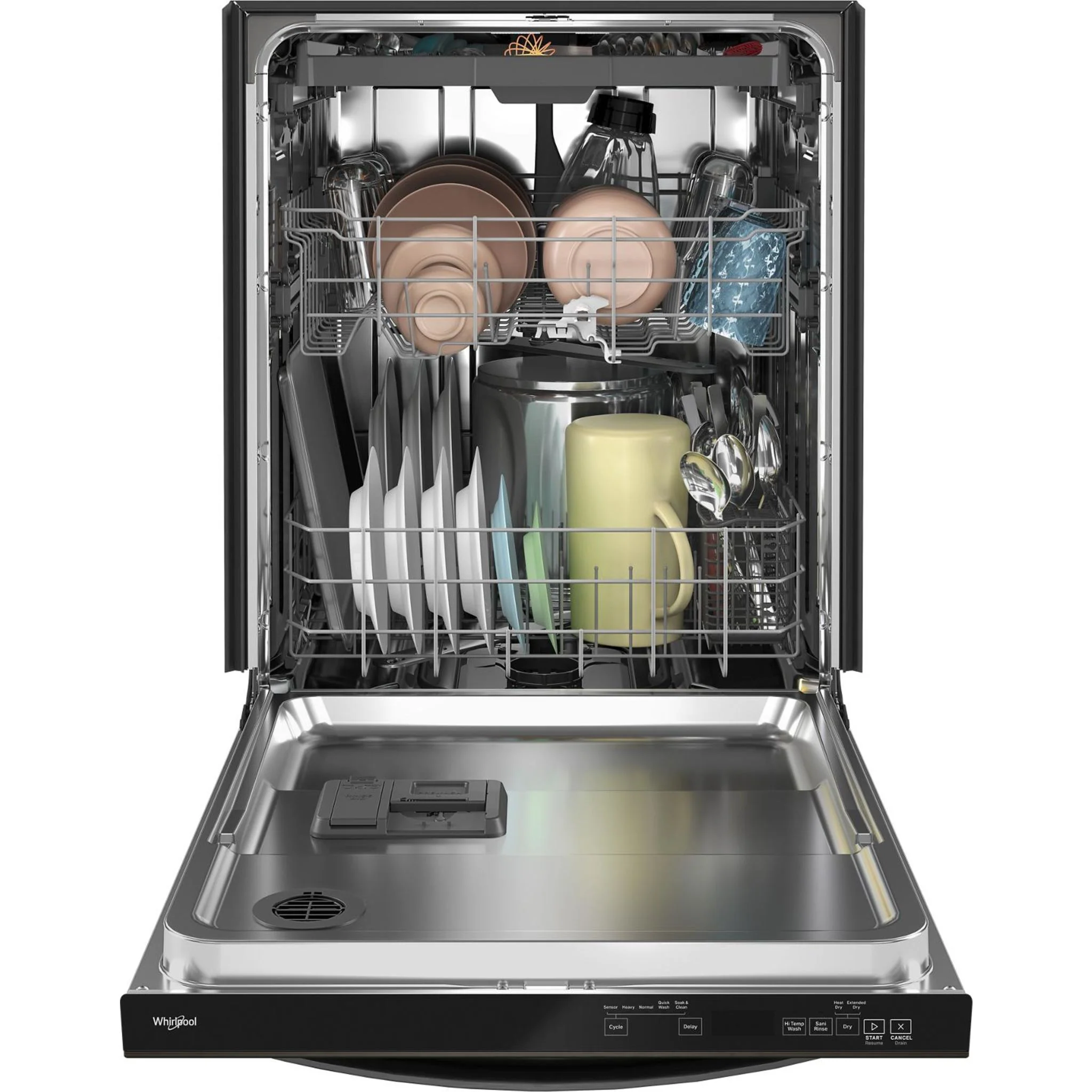 Whirlpool Large Capacity Dishwasher with 3rd Rack -Print Resist Blk Stnlss (WDT750SAKV) - Image 22