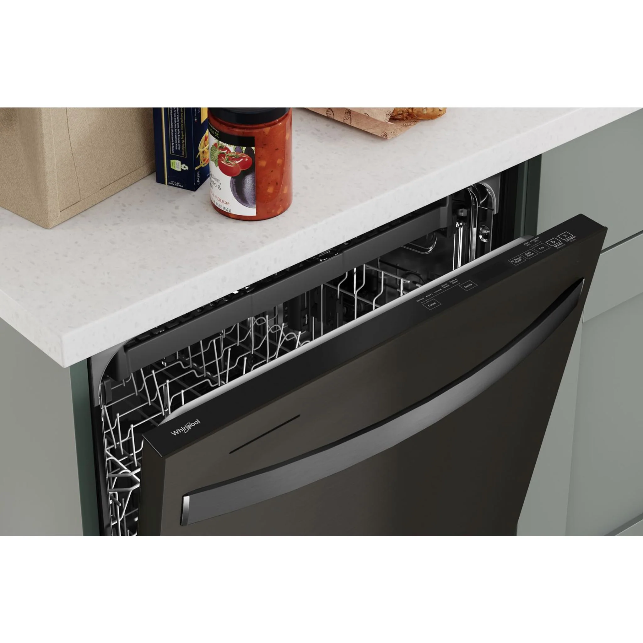 Whirlpool Large Capacity Dishwasher with 3rd Rack -Print Resist Blk Stnlss (WDT750SAKV) - Image 29