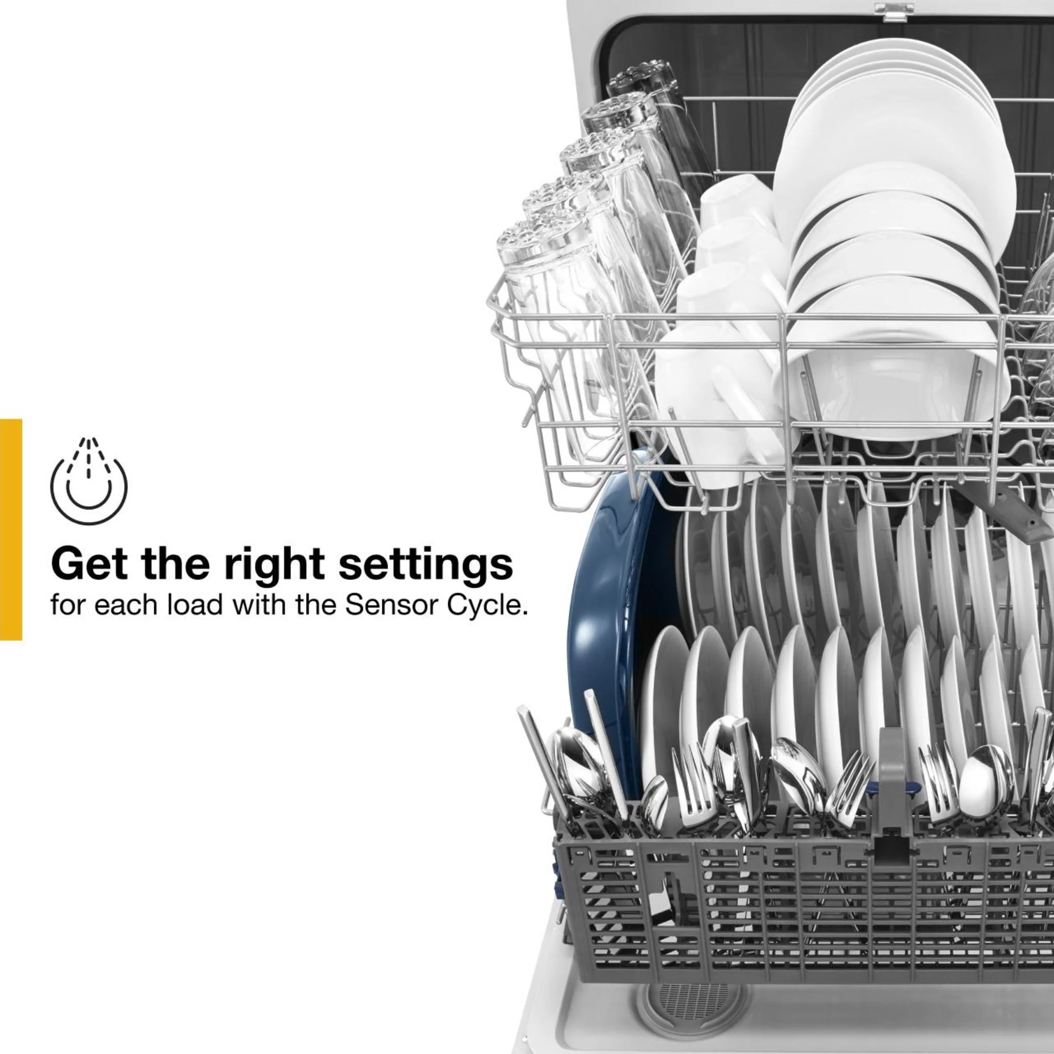 Whirlpool Dishwasher with Sensor Cycle (WDF540PADW) - Image 43