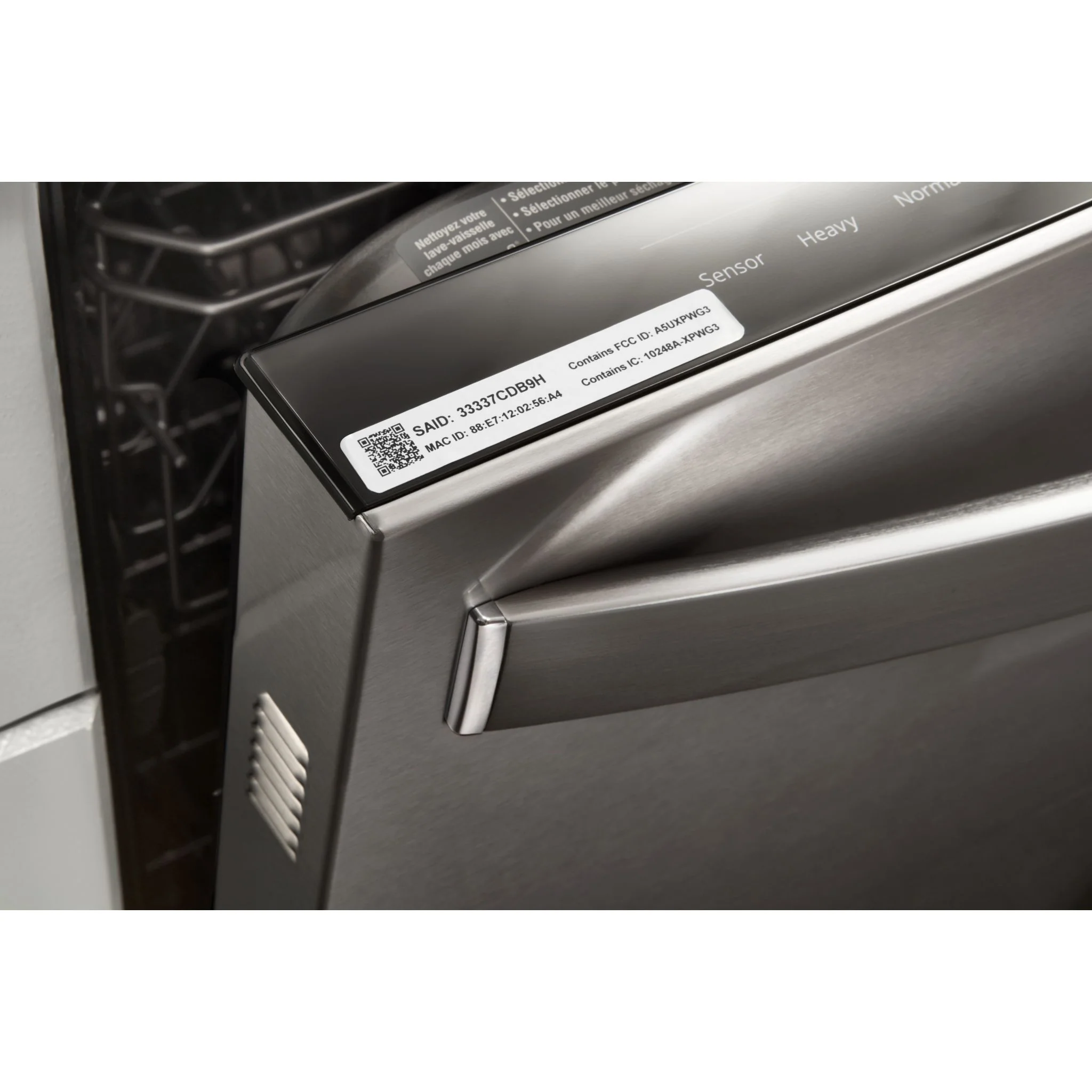 Whirlpool Small-Space Compact Dishwasher with Stainless Steel Tub (WDF518SAHW) - Image 2