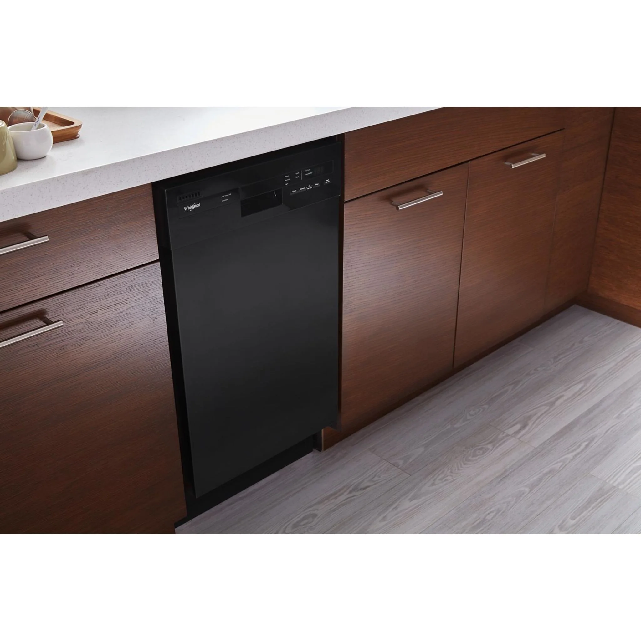 Whirlpool Small-Space Compact Dishwasher with Stainless Steel Tub (WDF518SAHB) - Image 3